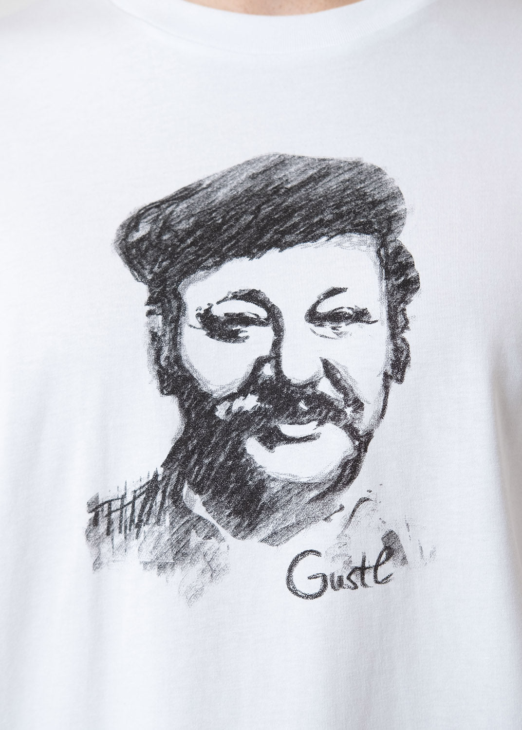 T-Shirt "Gustl" - weiß