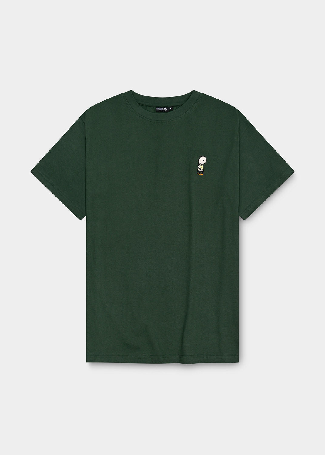 T-Shirt "Peanuts: Na, Merce" - dunkelgrün