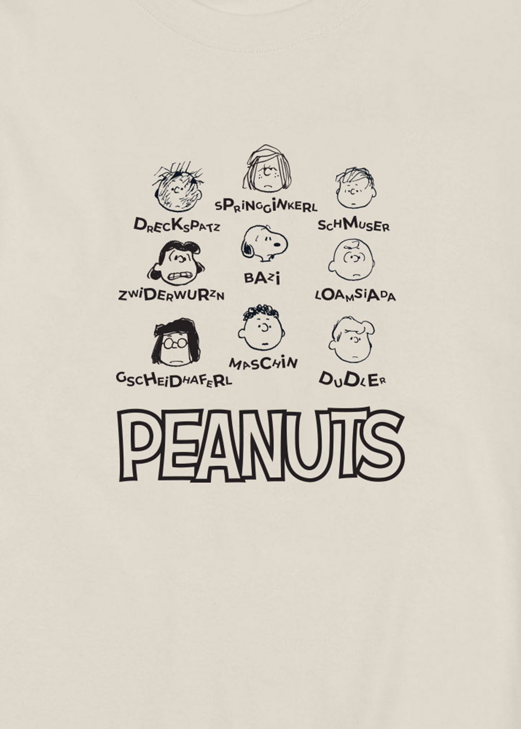 T-Shirt "Peanuts: Grantlers" - altweiß