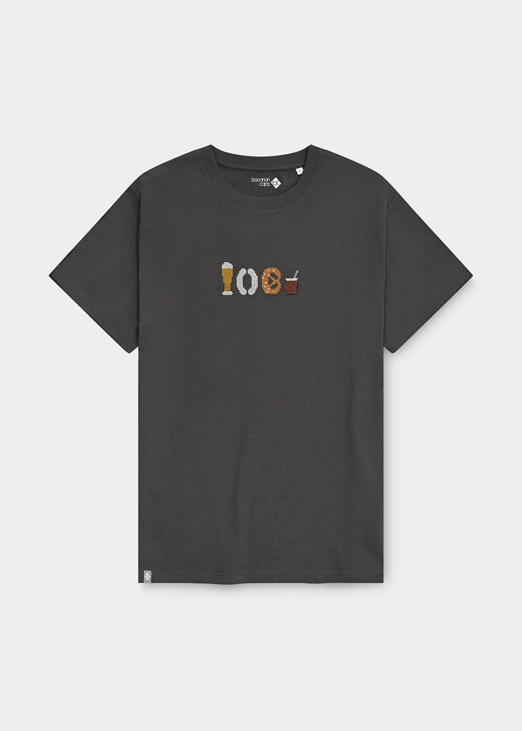 T-Shirt "Weißwurschtfrühstück" - anthrazit