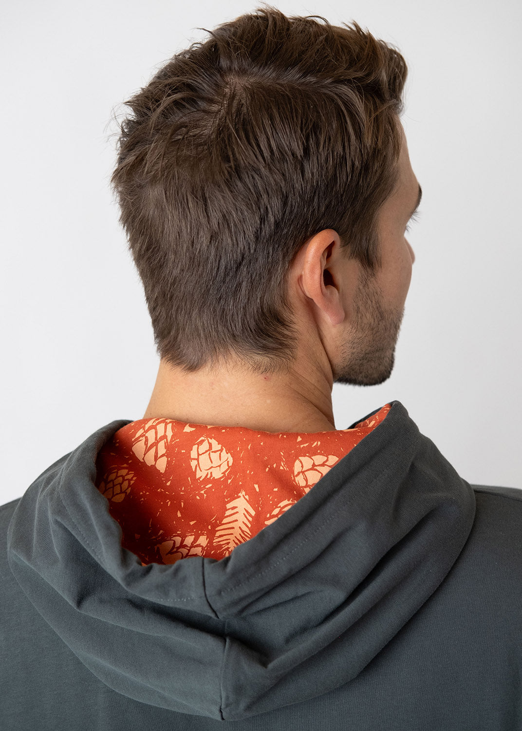 Zipper "Hopfenernte" - dunkelgrün