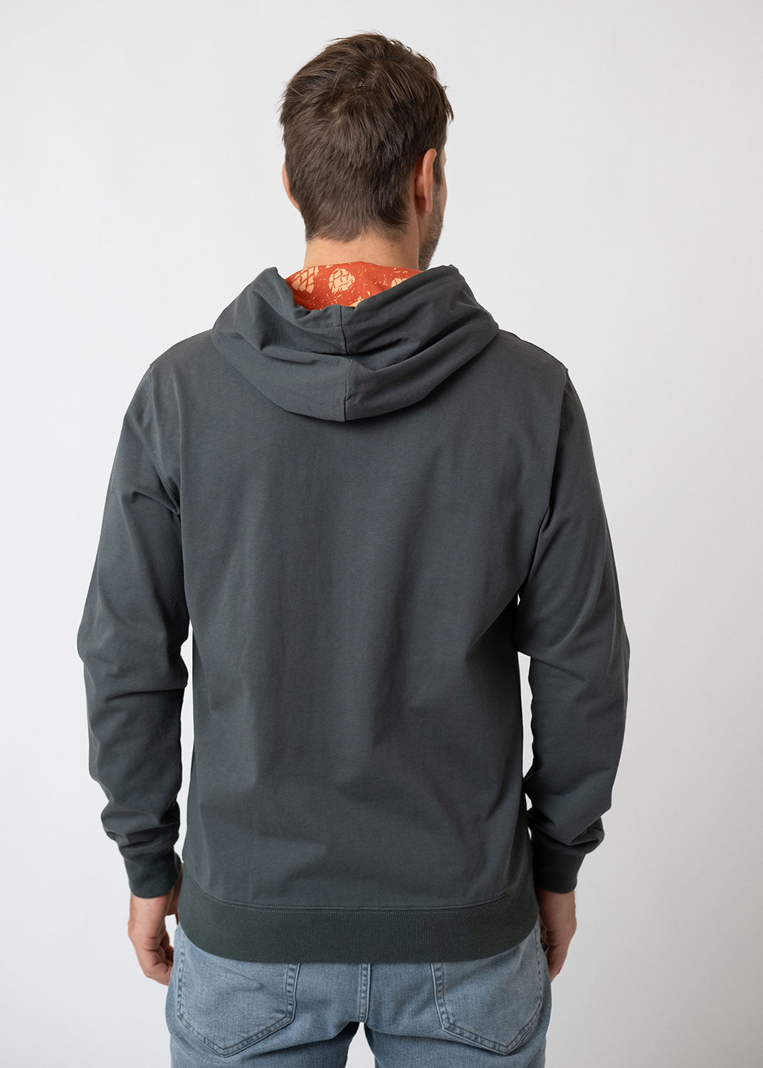 Zipper "Hopfenernte" - dunkelgrün