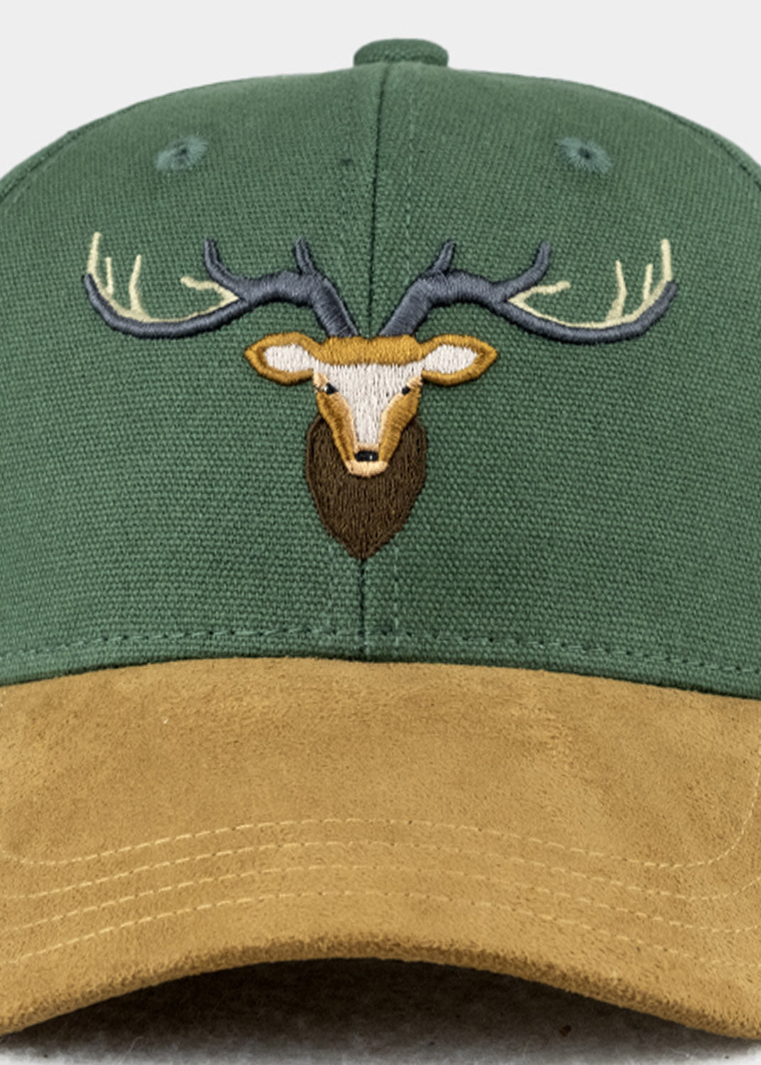 Cap "Waldhirsch" - dunkelgrün (Curved)