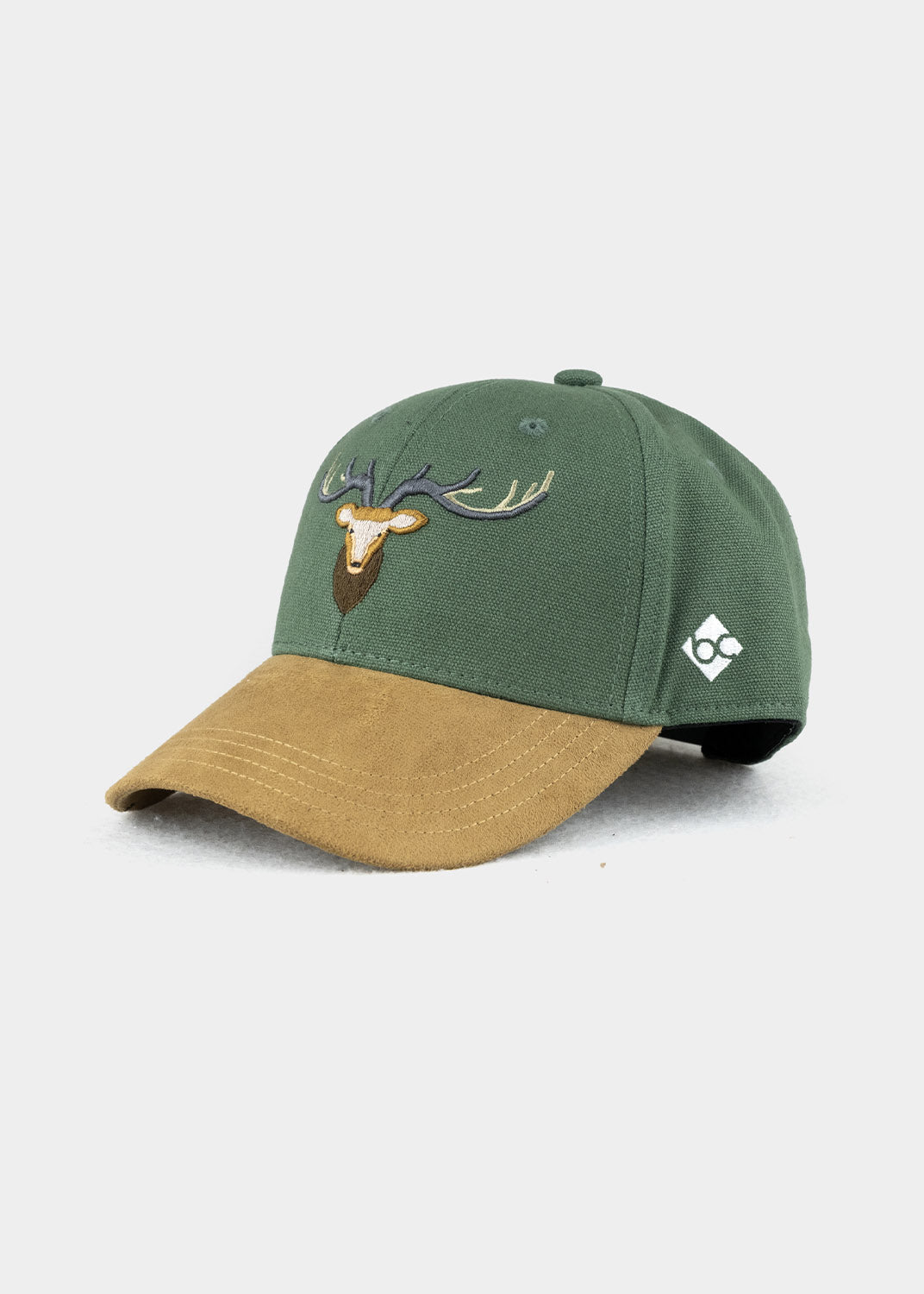 Cap "Waldhirsch" - dunkelgrün (Curved)