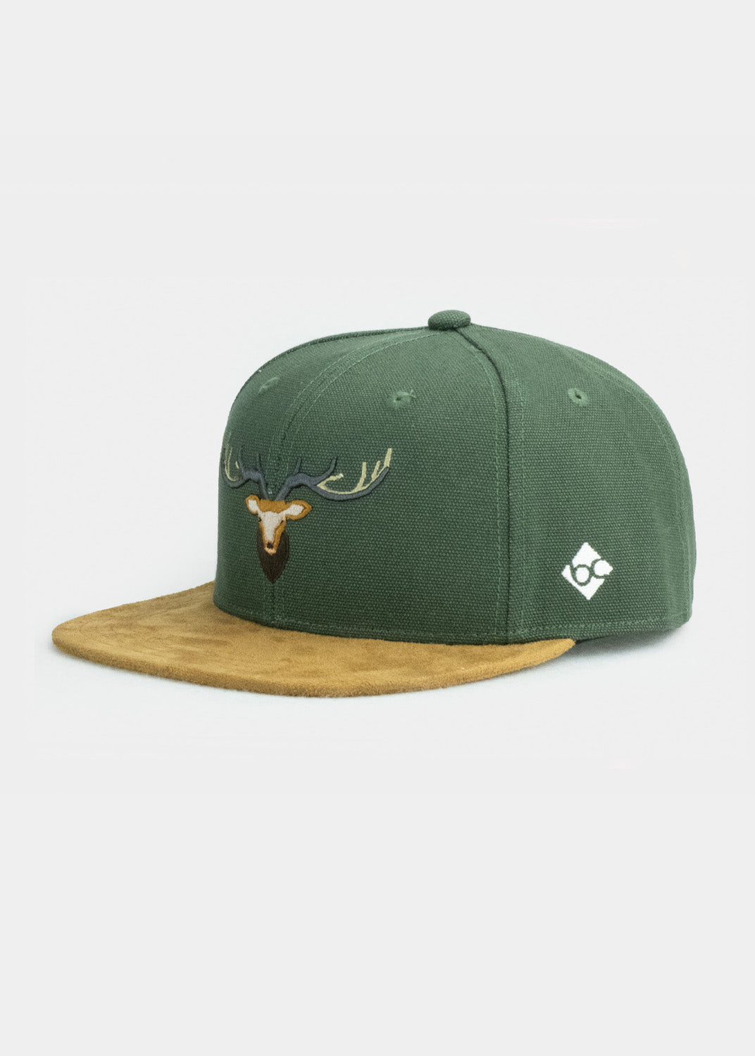 Cap "Waldhirsch" - dunkelgrün (Snapback)