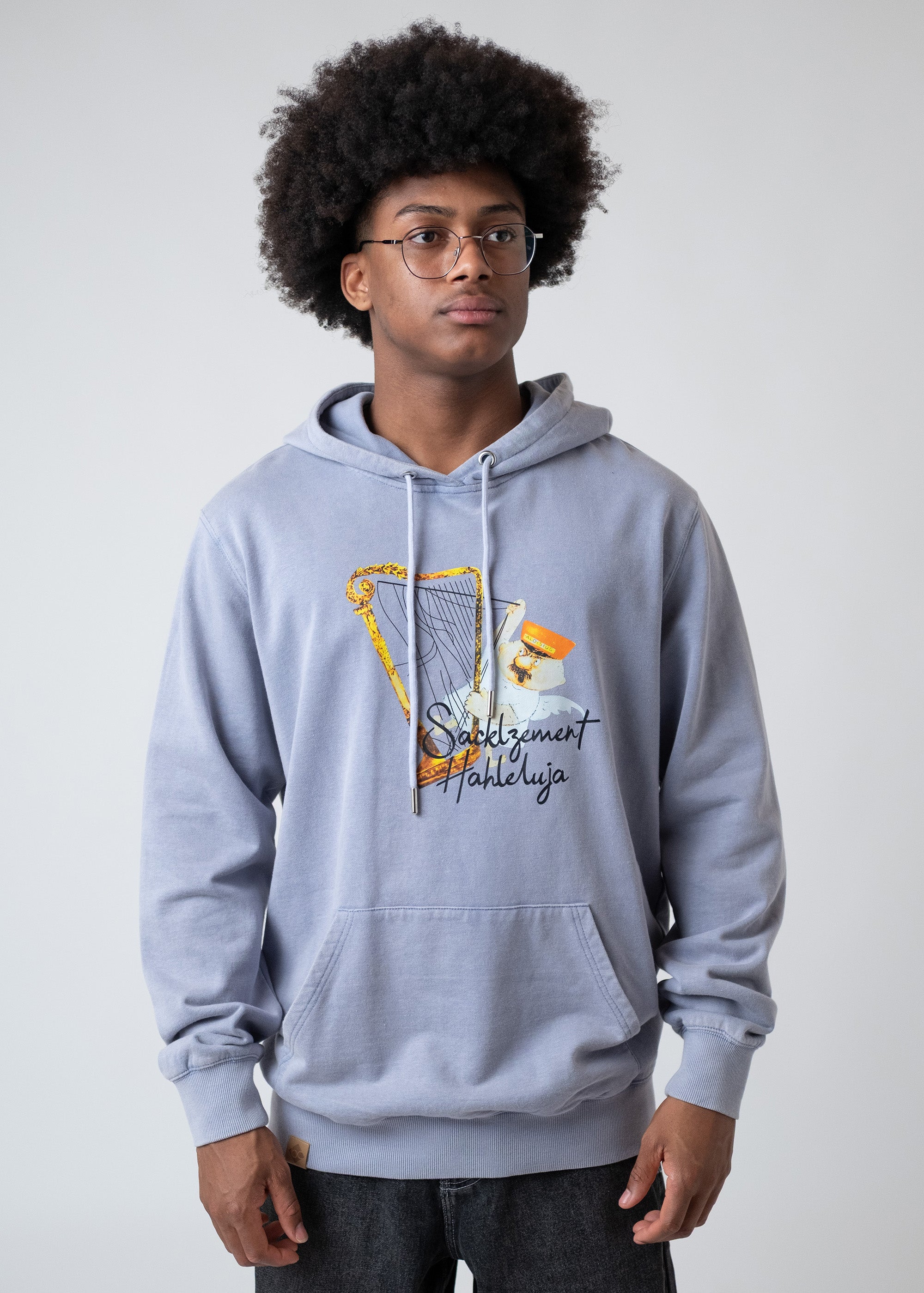 Hoodie "Aloisius" - hellblau