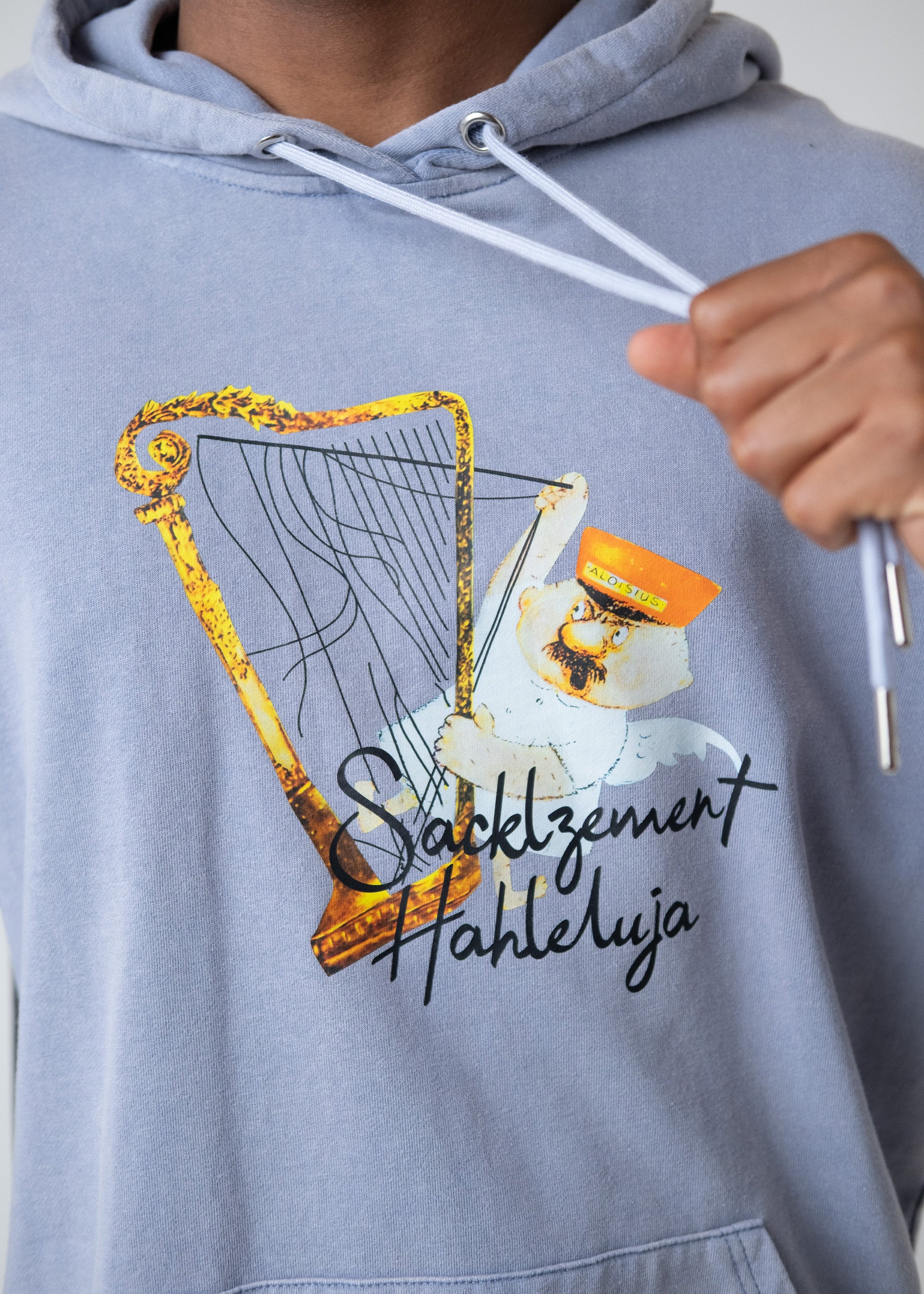 Hoodie "Aloisius" - hellblau