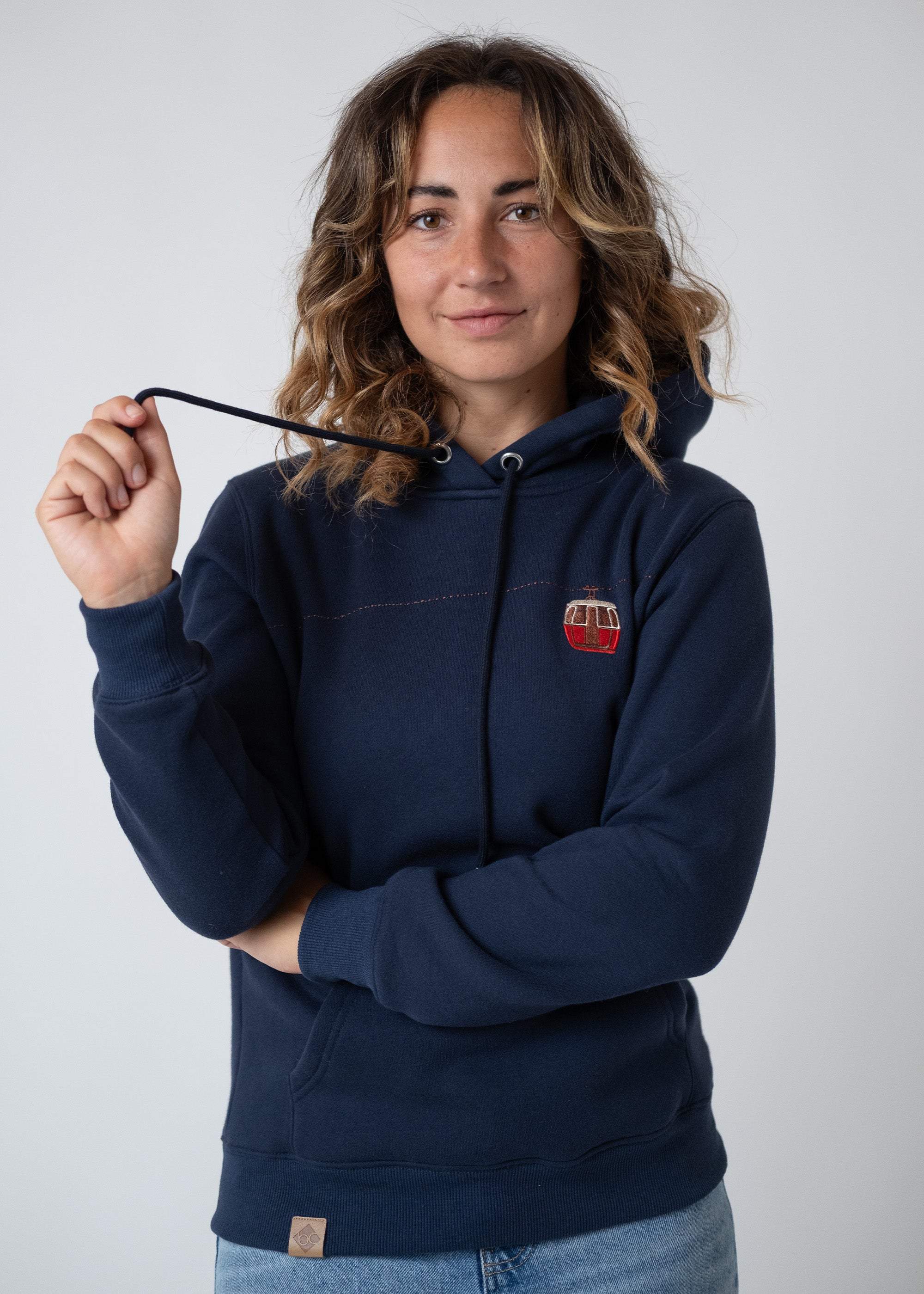 Hoodie "Gondel" - dunkelblau