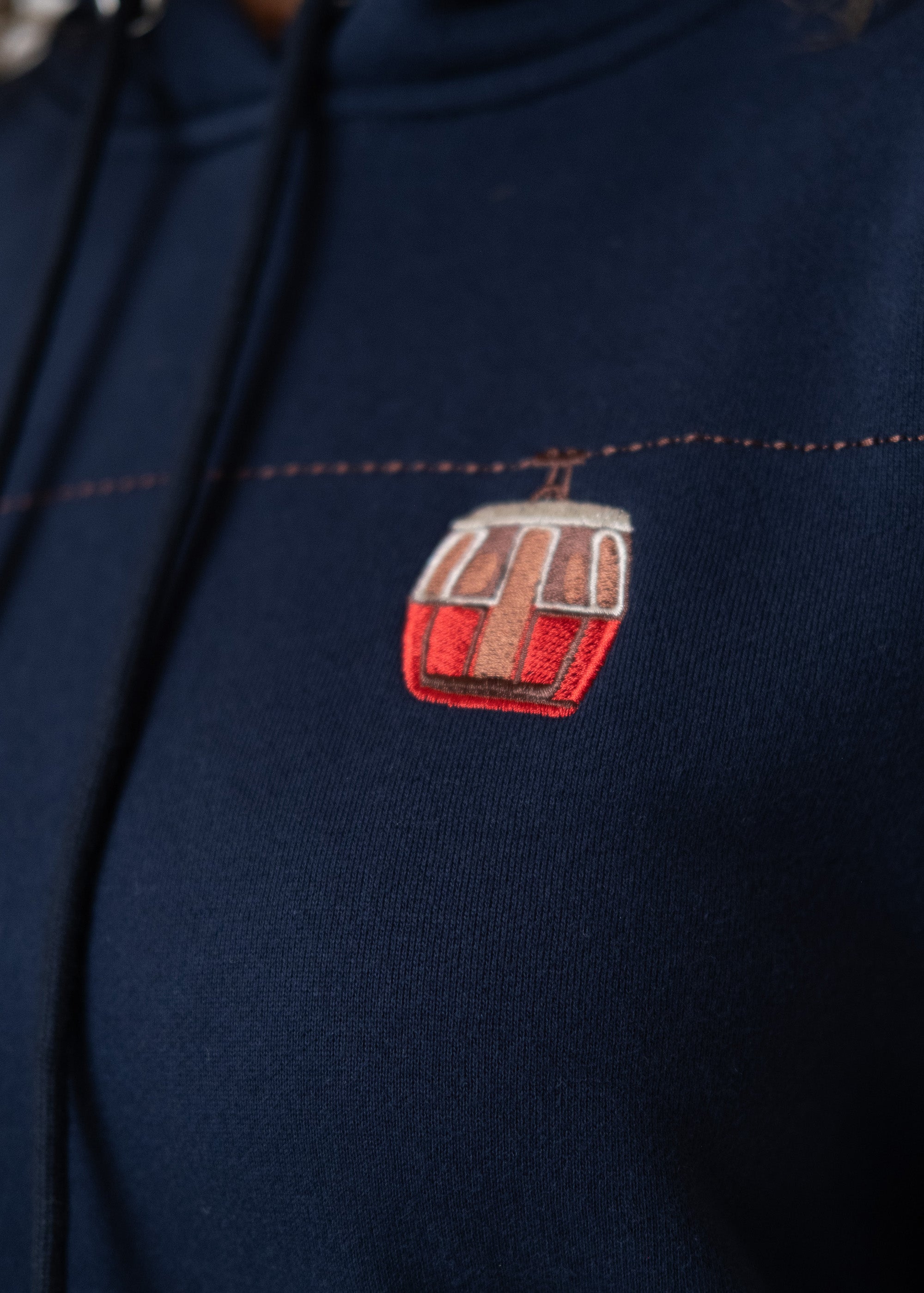 Hoodie "Gondel" - dunkelblau