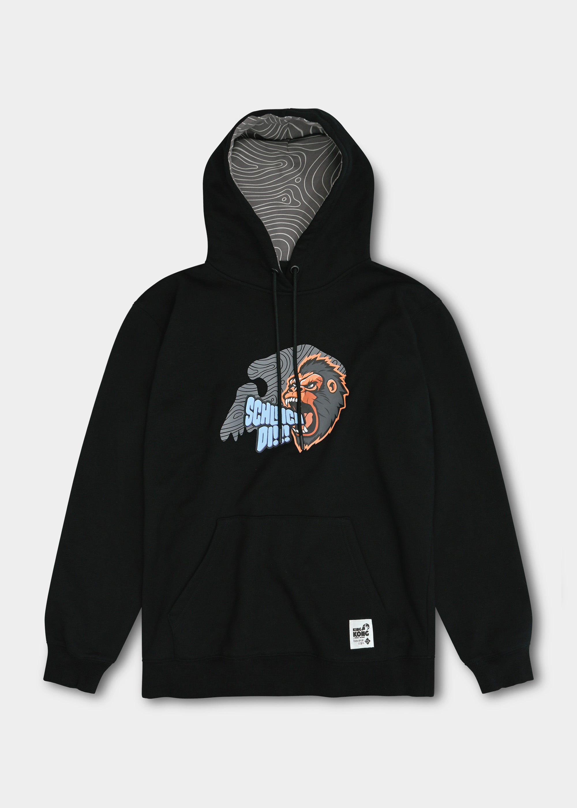 Hoodie "King Kong" - schwarz