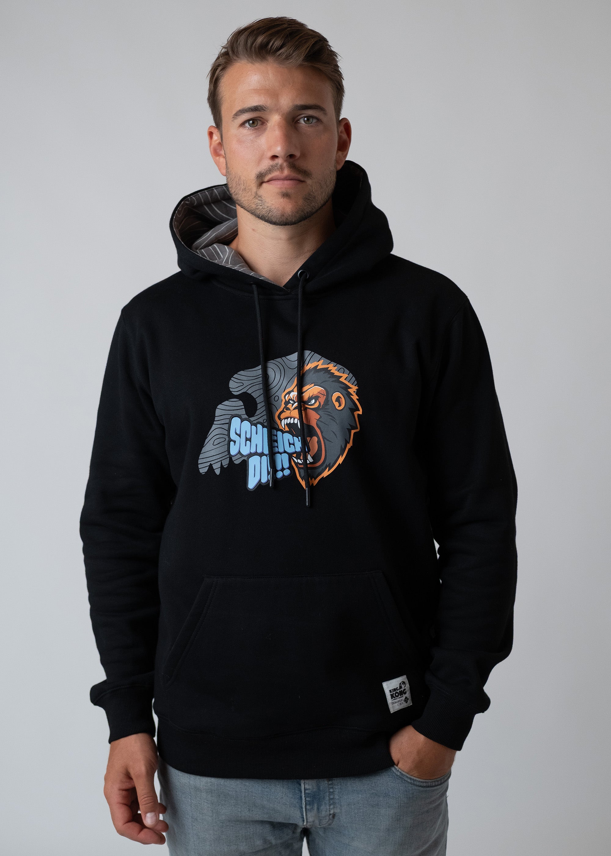 Hoodie "King Kong" - schwarz
