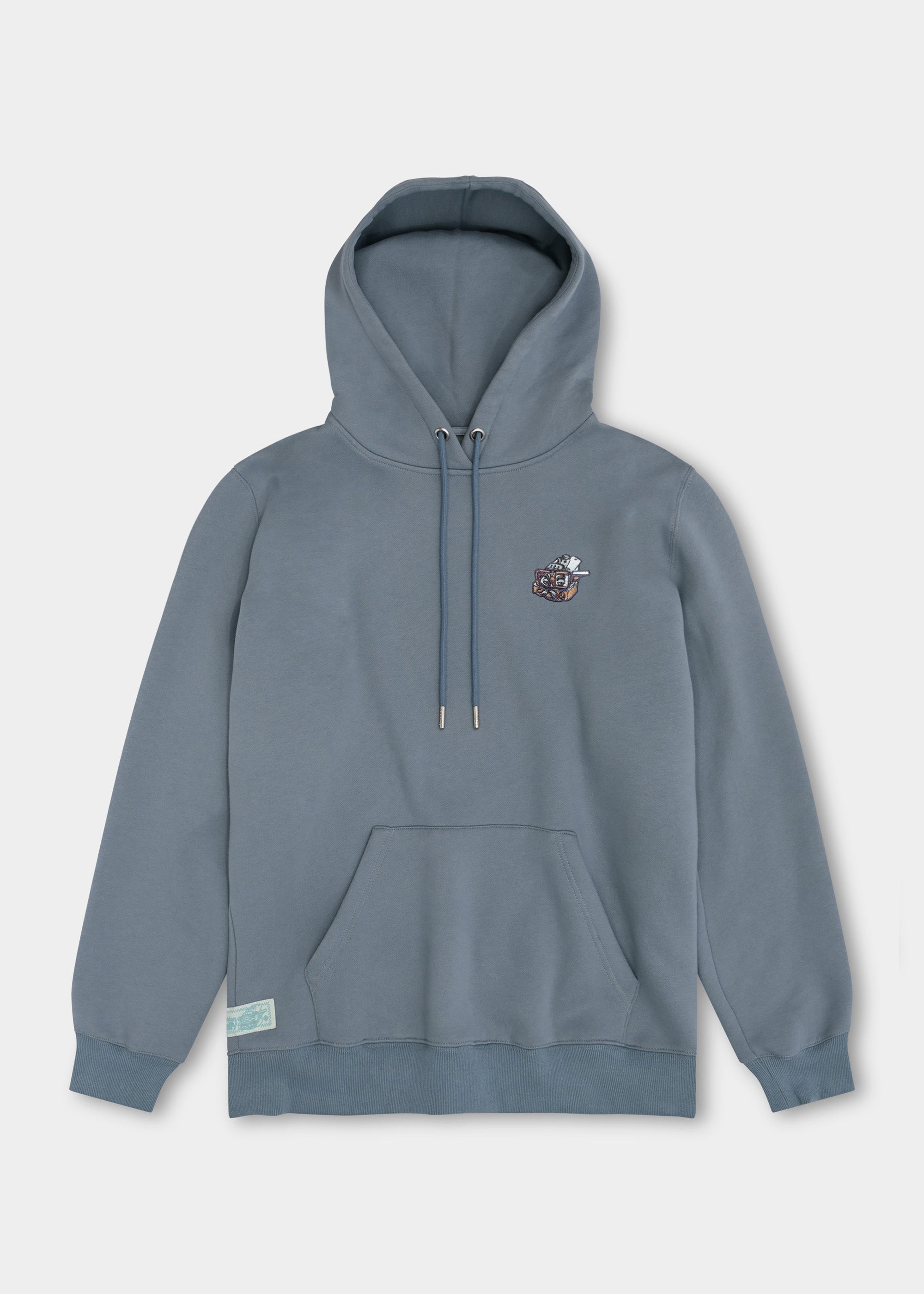 Hoodie "Bavarian Trinity" - blaugrau