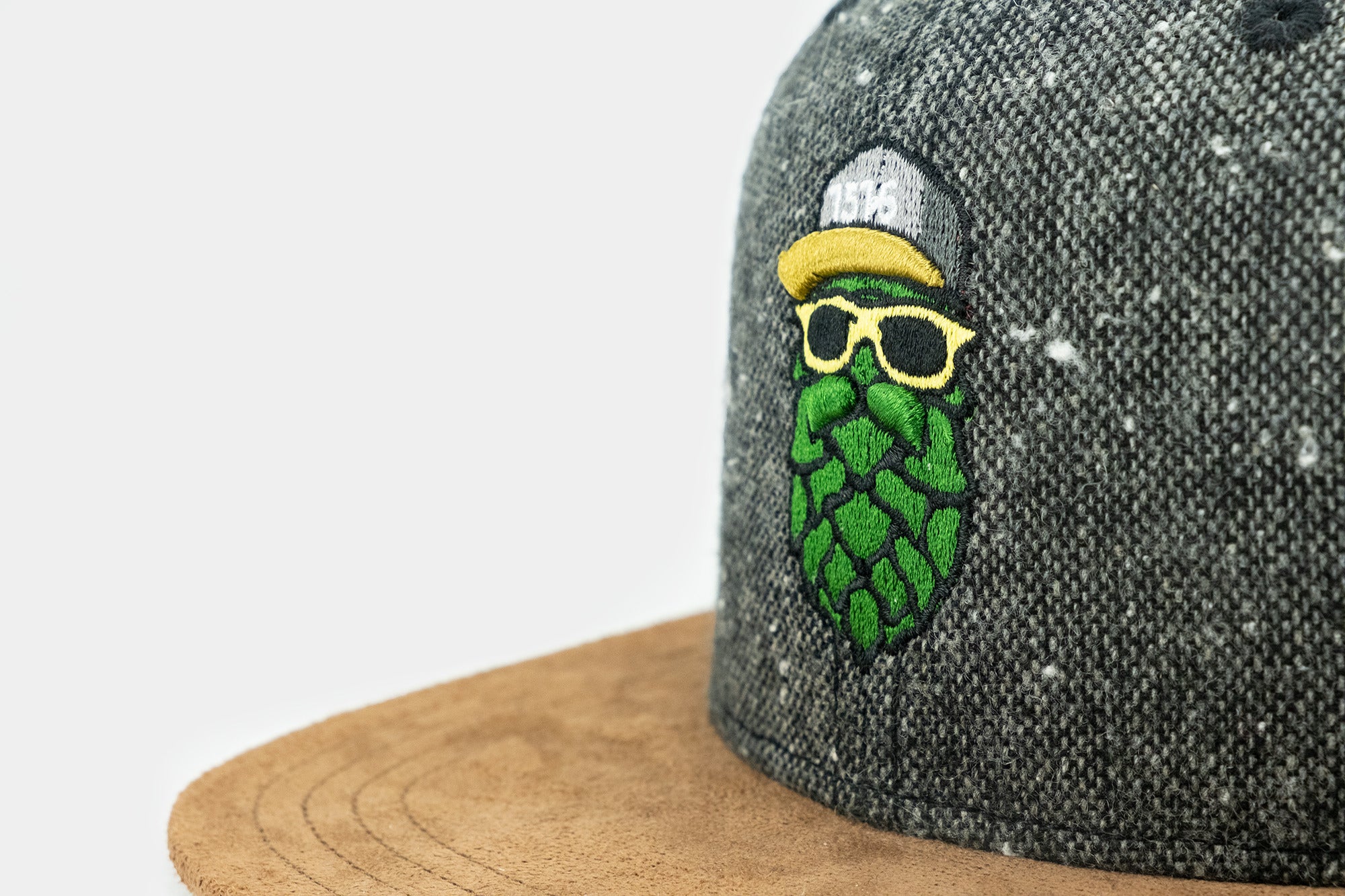 Cap "Hopfinator" - dunkelgrau (Snapback)