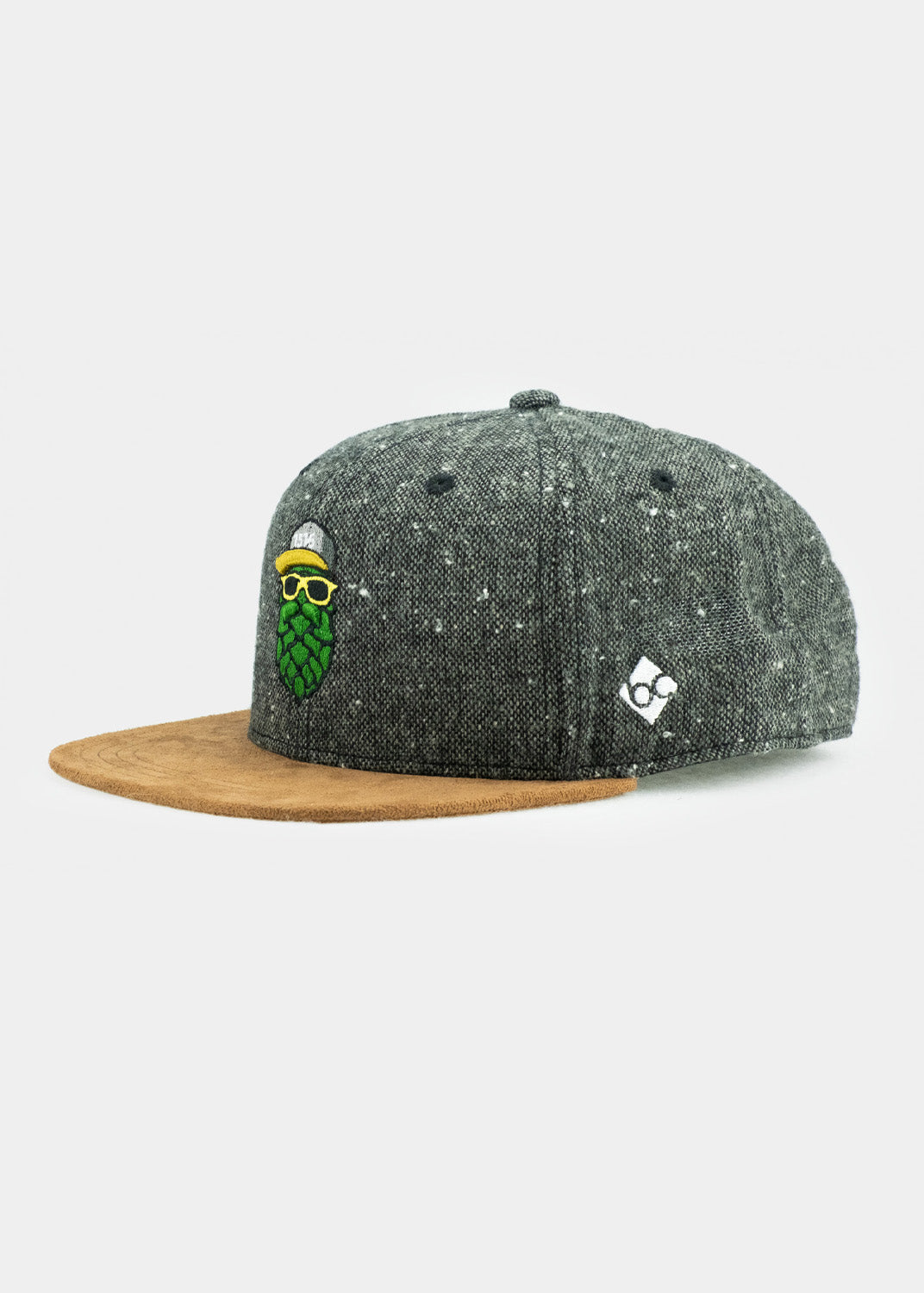 Cap "Hopfinator" - dunkelgrau (Snapback)