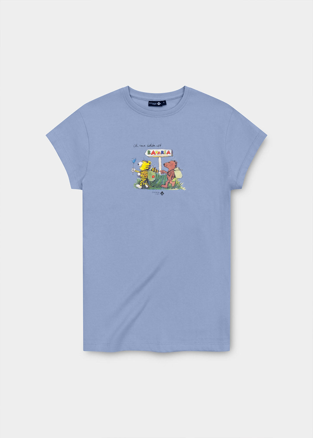 T-Shirt "Oh wie schön ist Bavaria" - hellblau (Damen)