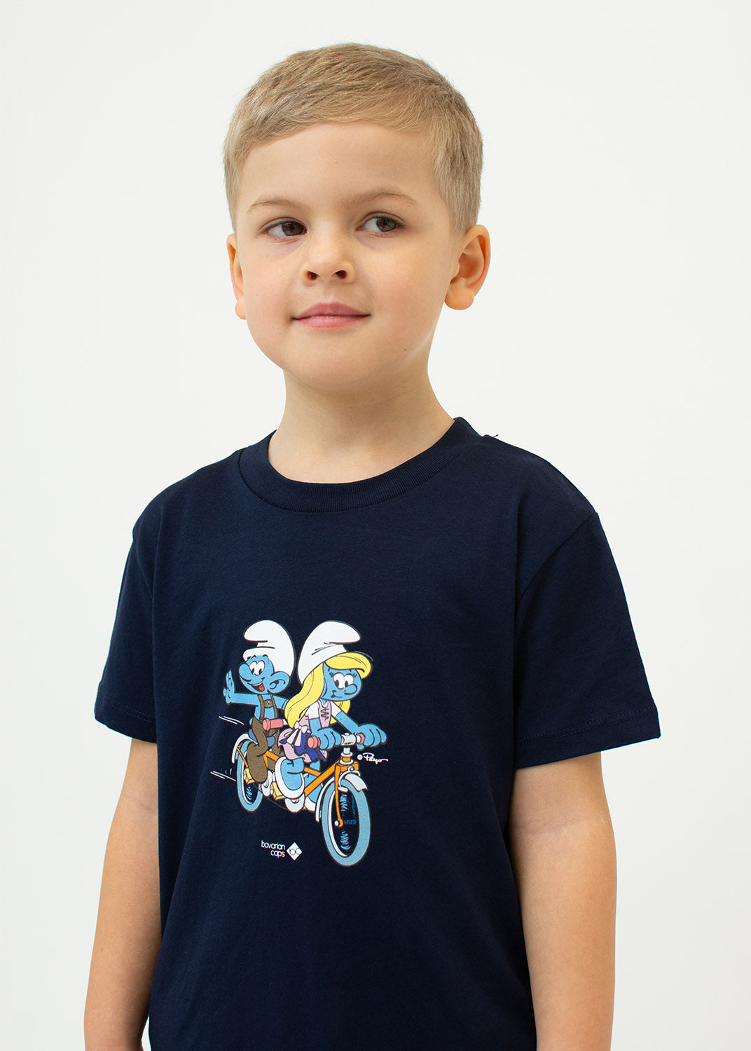 T-Shirt "Schlümpfe: Trachtentandem" - dunkelblau