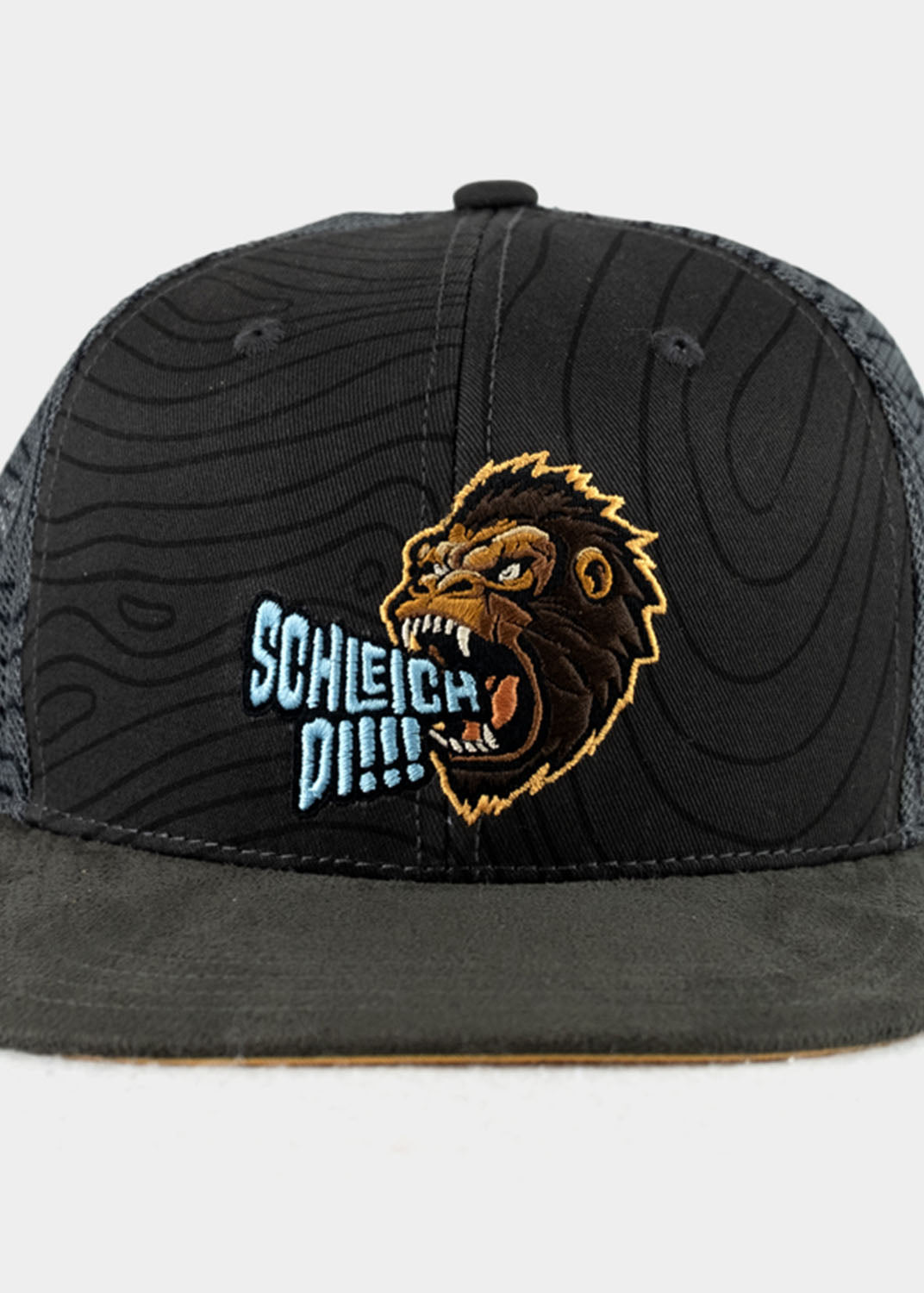 Cap "King Kong: Schleich di" - schwarz (Snapback)