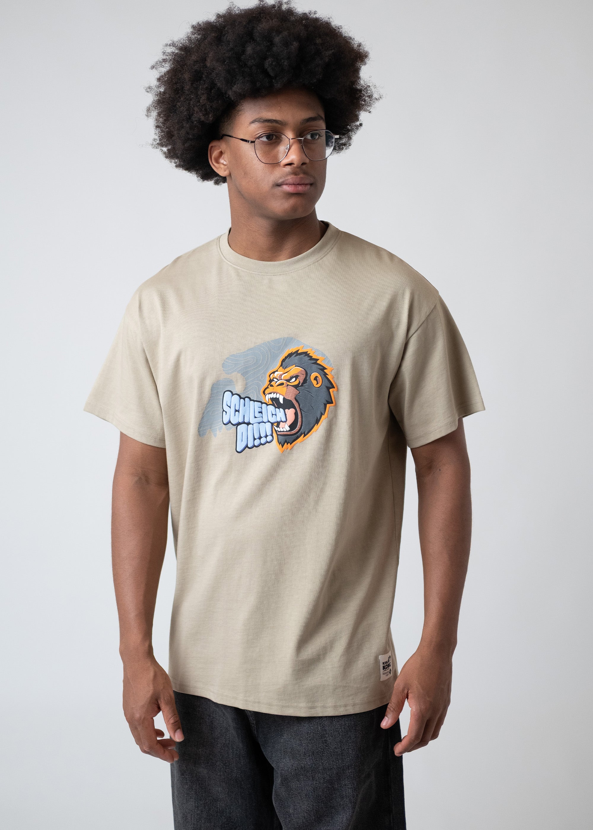 T-Shirt "King Kong" - beige