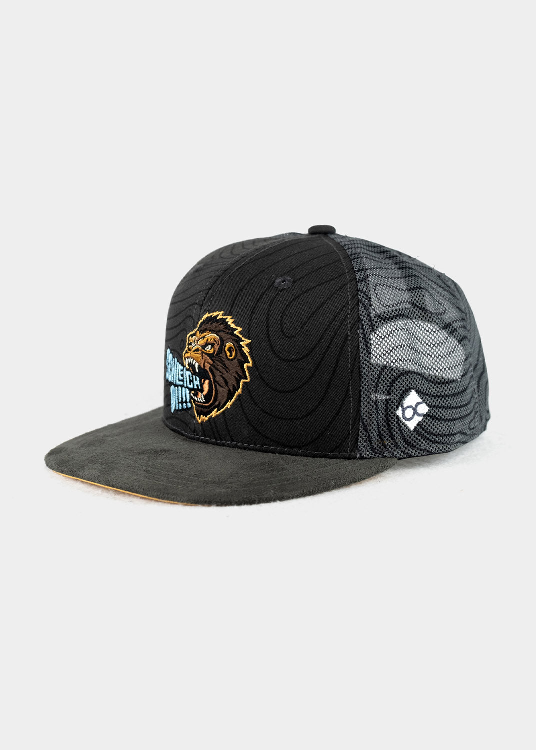 Cap "King Kong: Schleich di" - schwarz (Snapback)