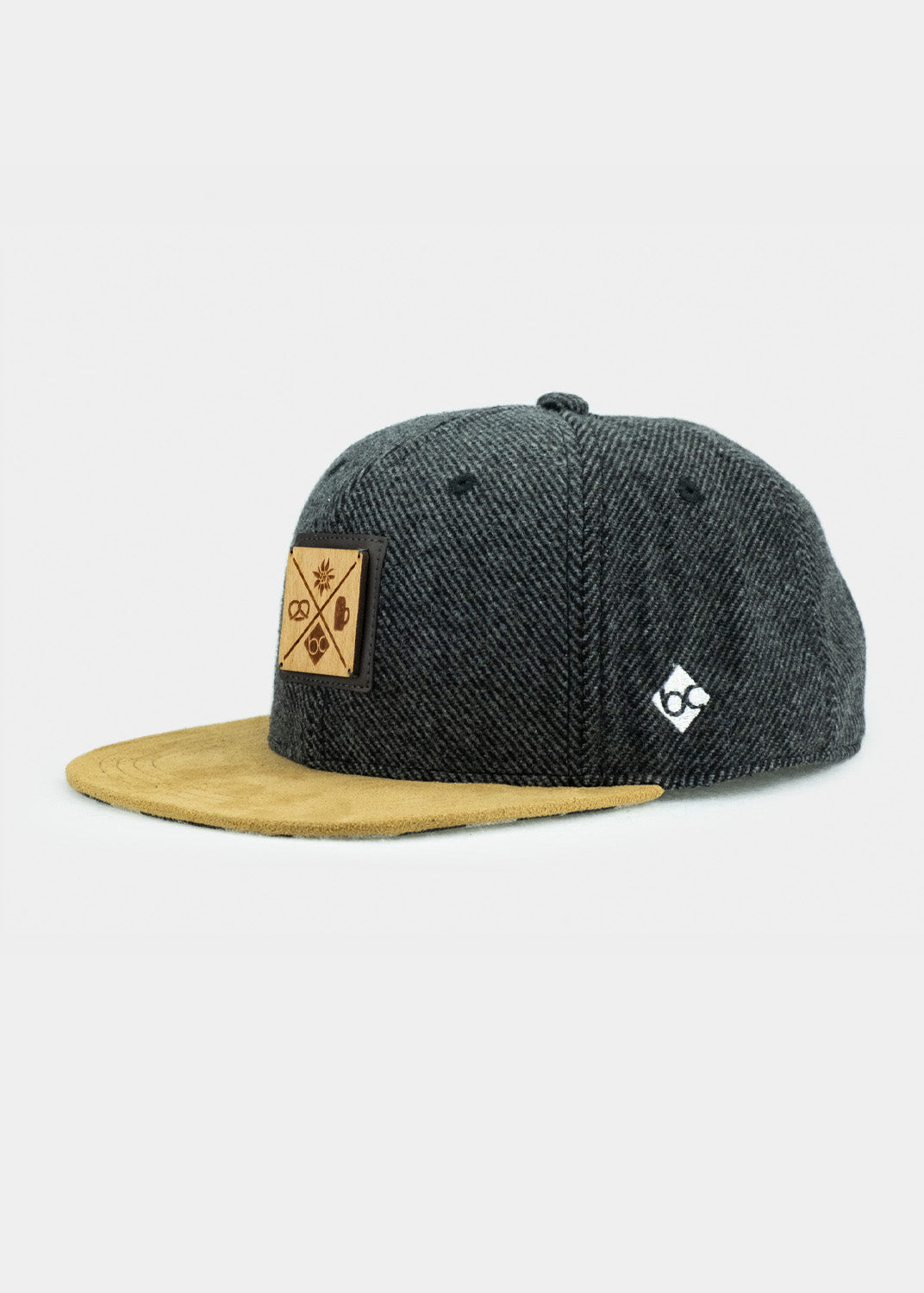 Cap "Kreizweis Altbayern" - dunkelgrau (Snapback)