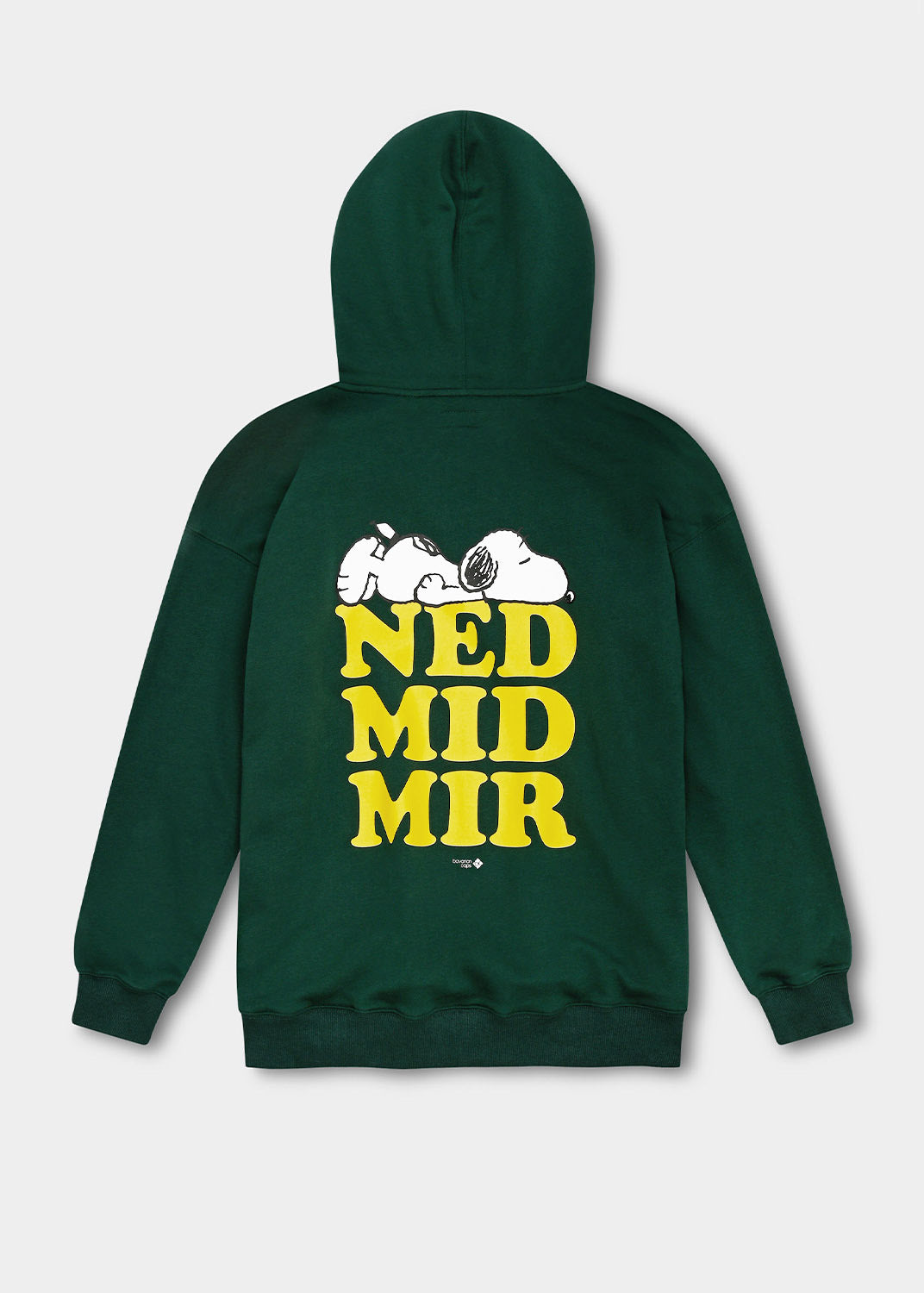 Hoodie "Peanuts: Ned mid mir" - dunkelgrün