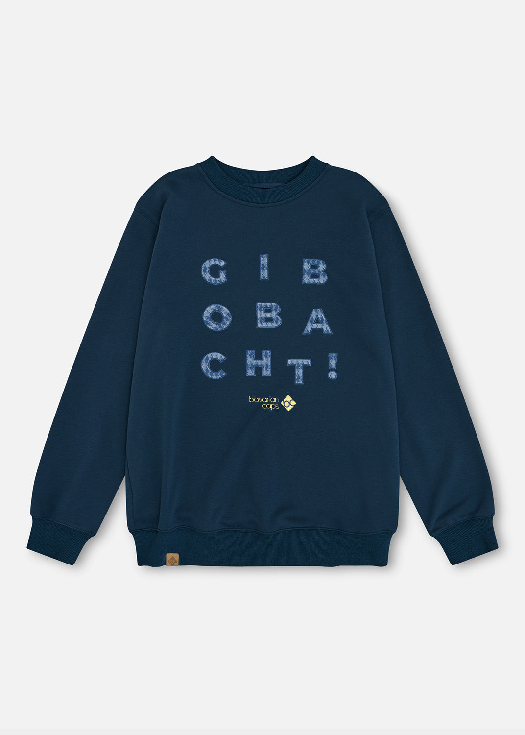 Sweater "Gib Obacht!" - dunkelblau