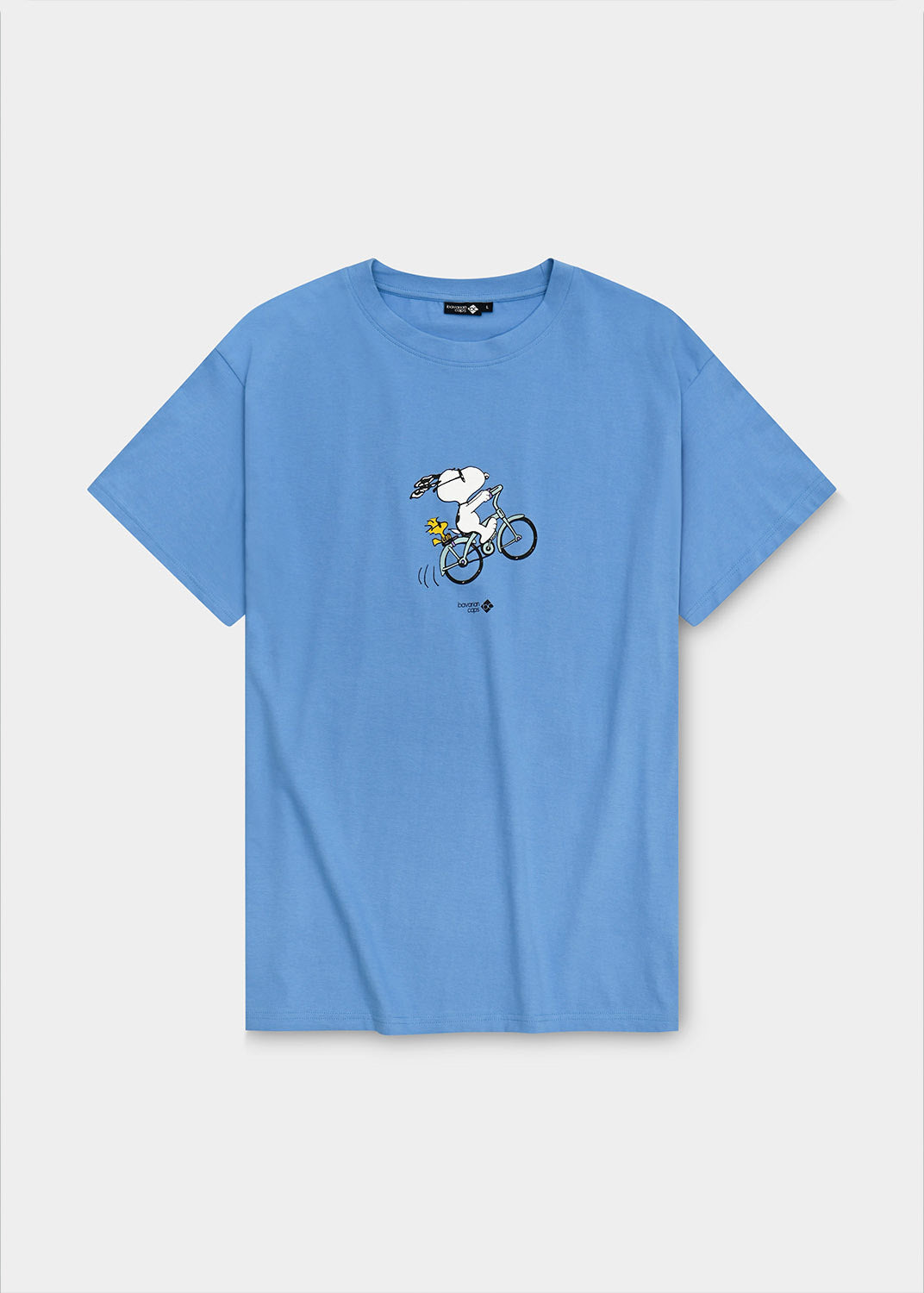 T-Shirt "Peanuts: Radln" - blau