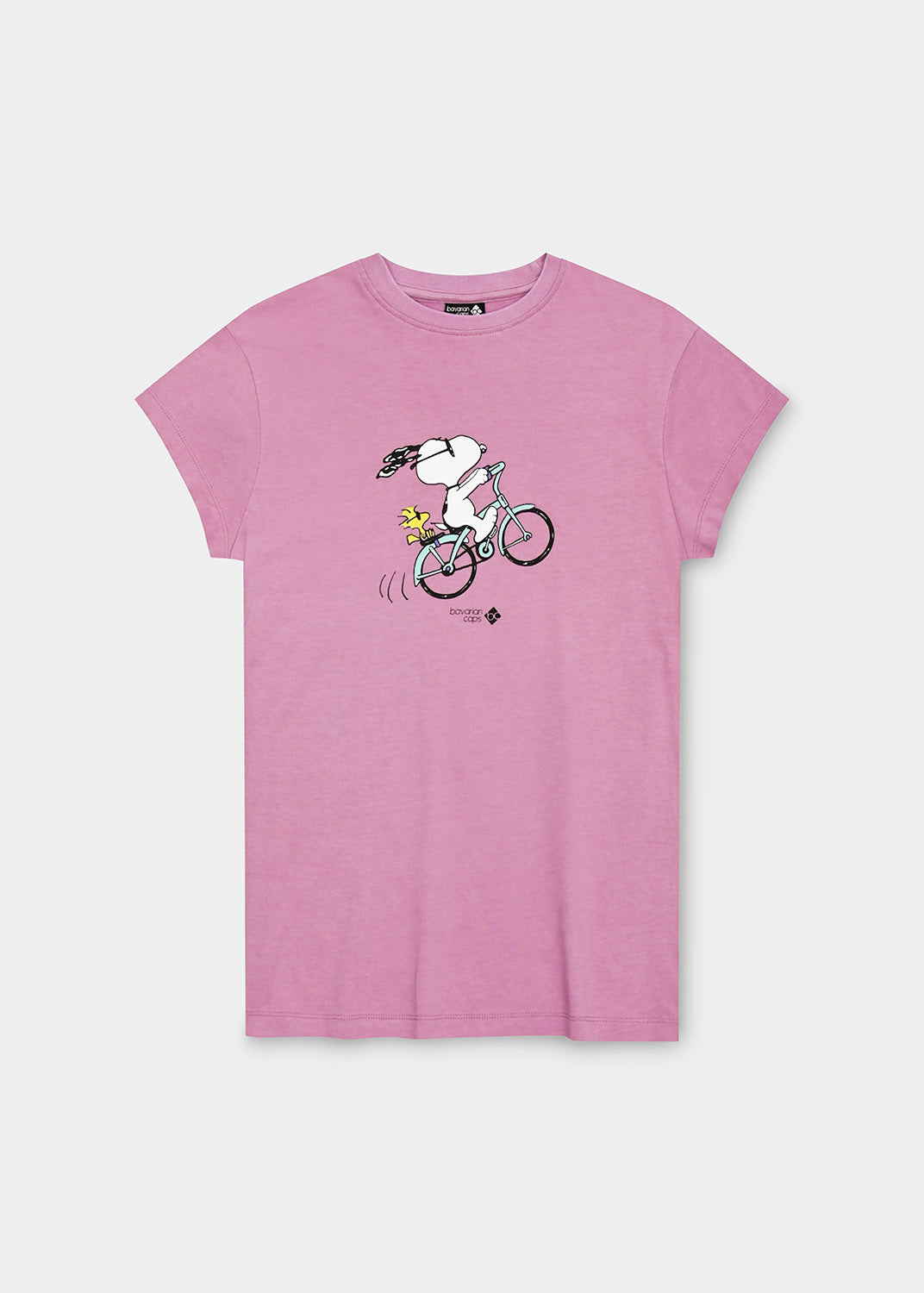 T-Shirt "Peanuts: Radln" - wildrose