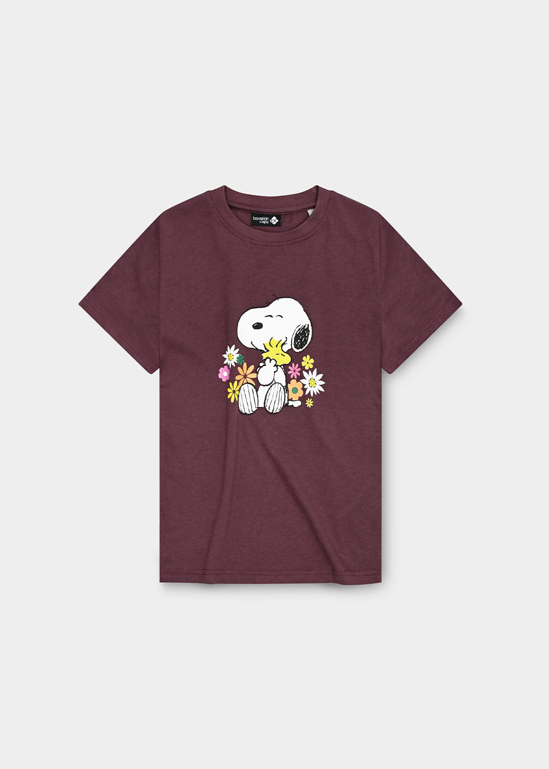 T-Shirt "Peanuts: Kuschelalarm" - dunkelrot