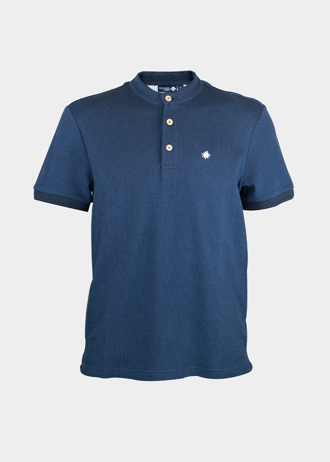 Poloshirt "Edelweiß Feinstrick"
