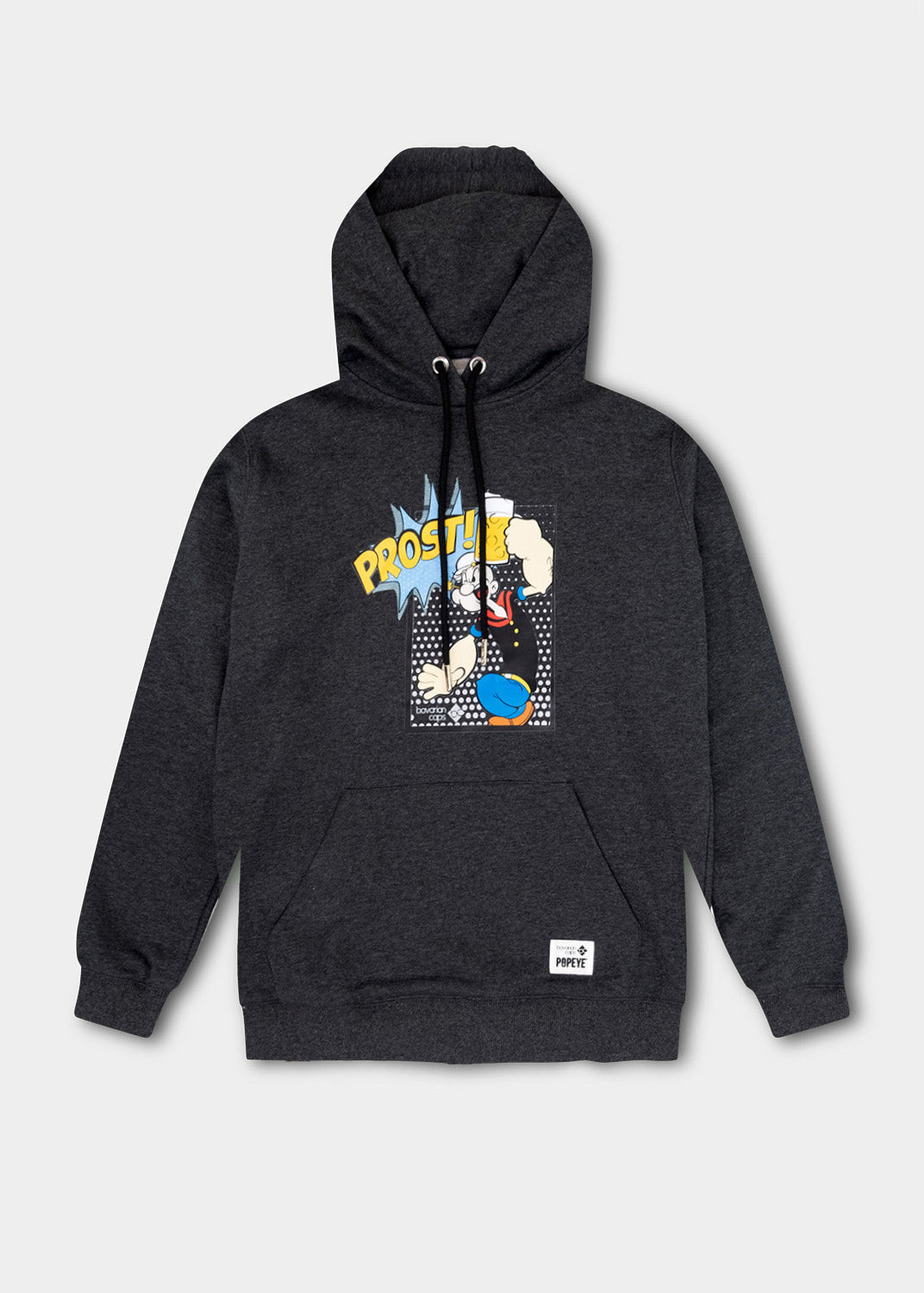 Hoodie "Popeye" - dunkelgrau