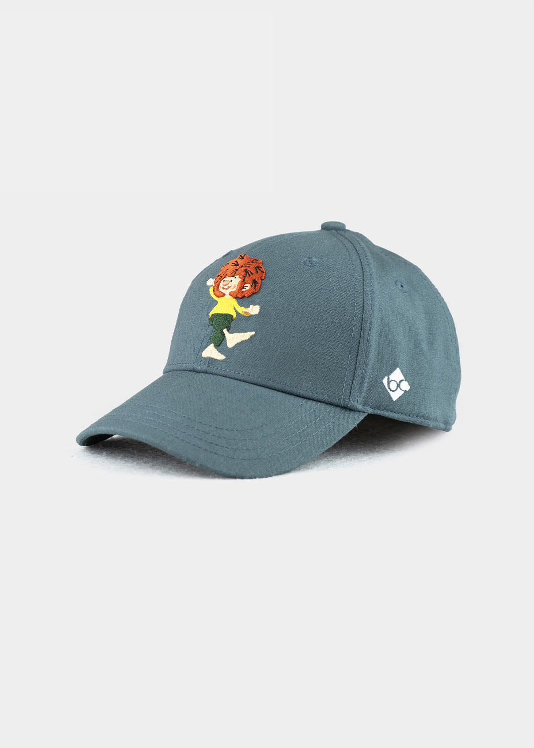 Cap "Pumuckl tanzt" - graublau (Kinder)