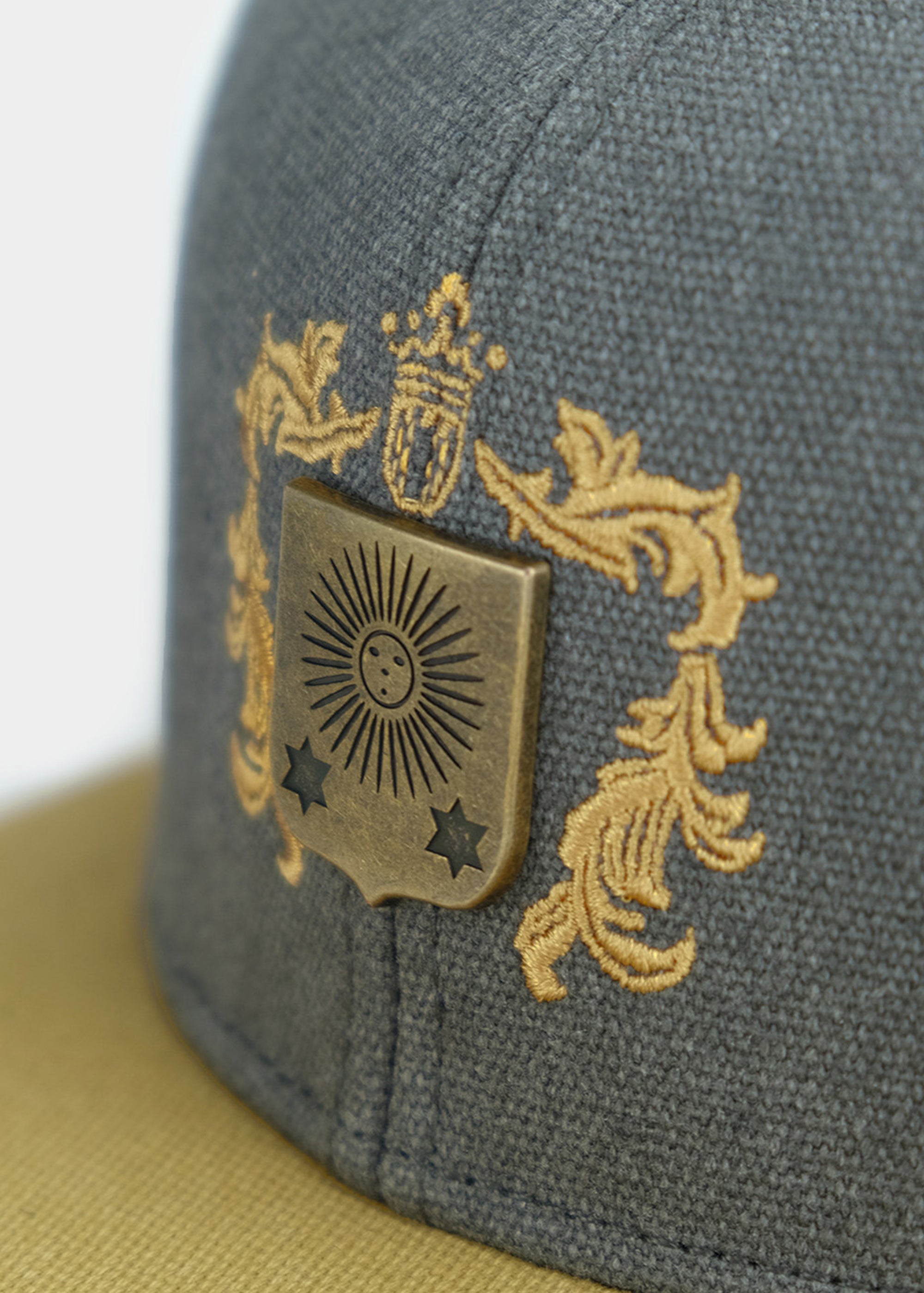 Cap "Sandersdorfer" - dunkelgrau (Snapback)
