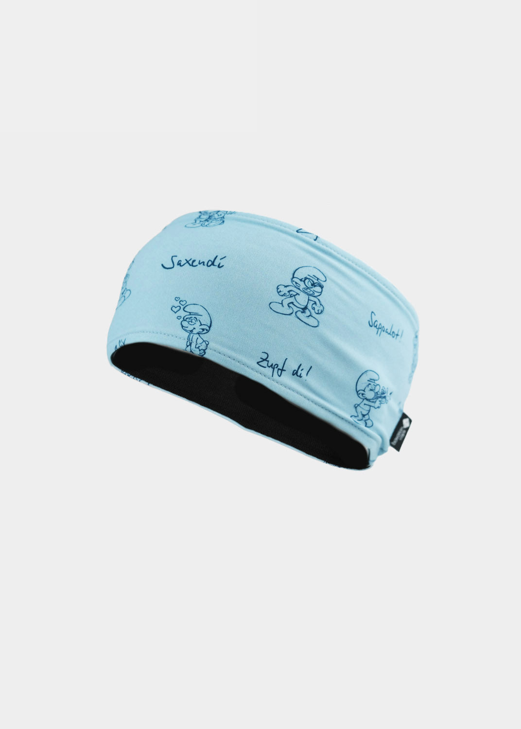 Stirnbandl "Schlümpfe" - blaugrau