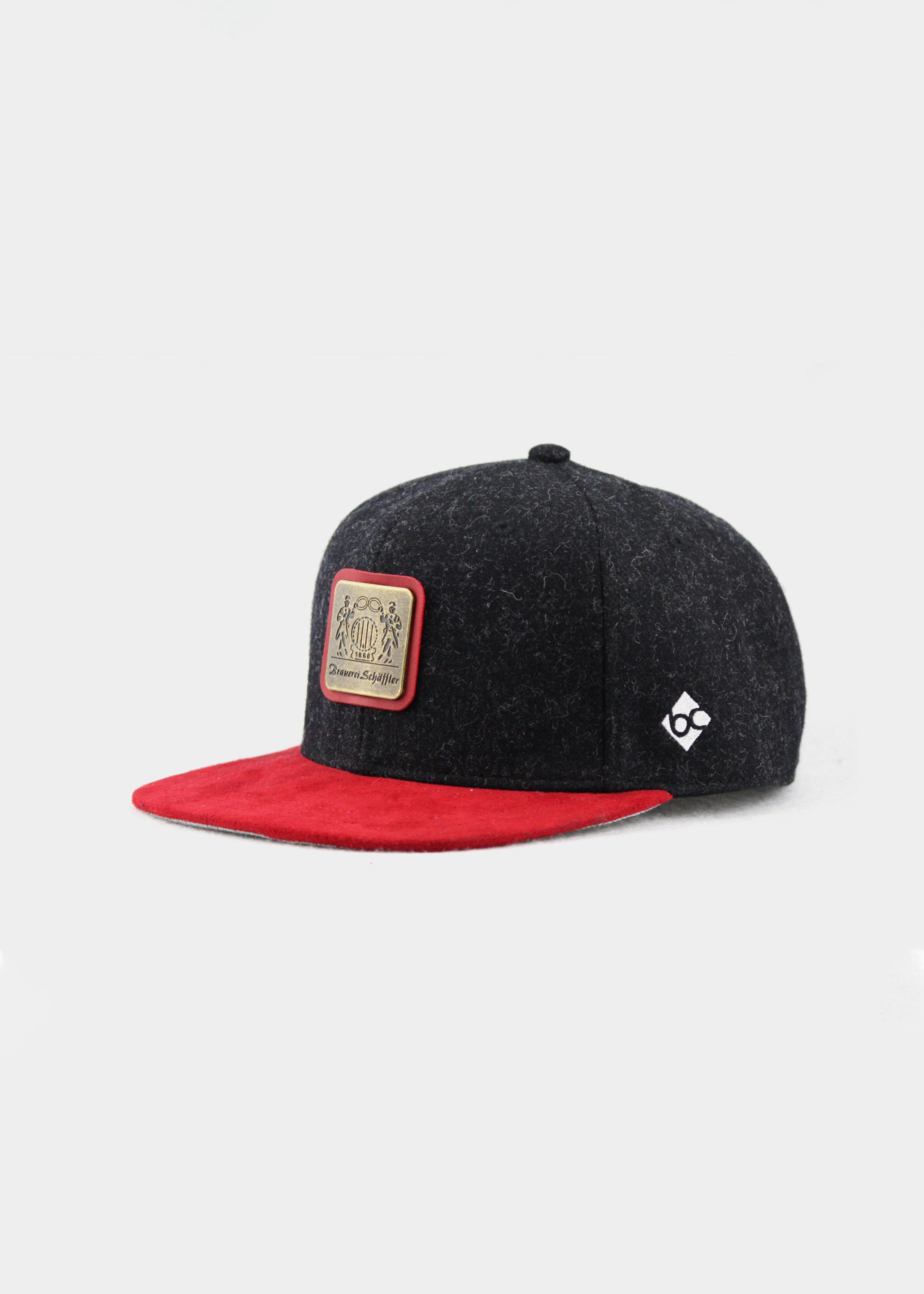 Cap "Schäffler" - schwarz/rot (Snapback)
