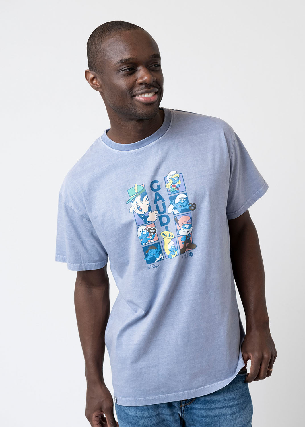 T-Shirt "Volksfest-Gaudi" - blaugrau