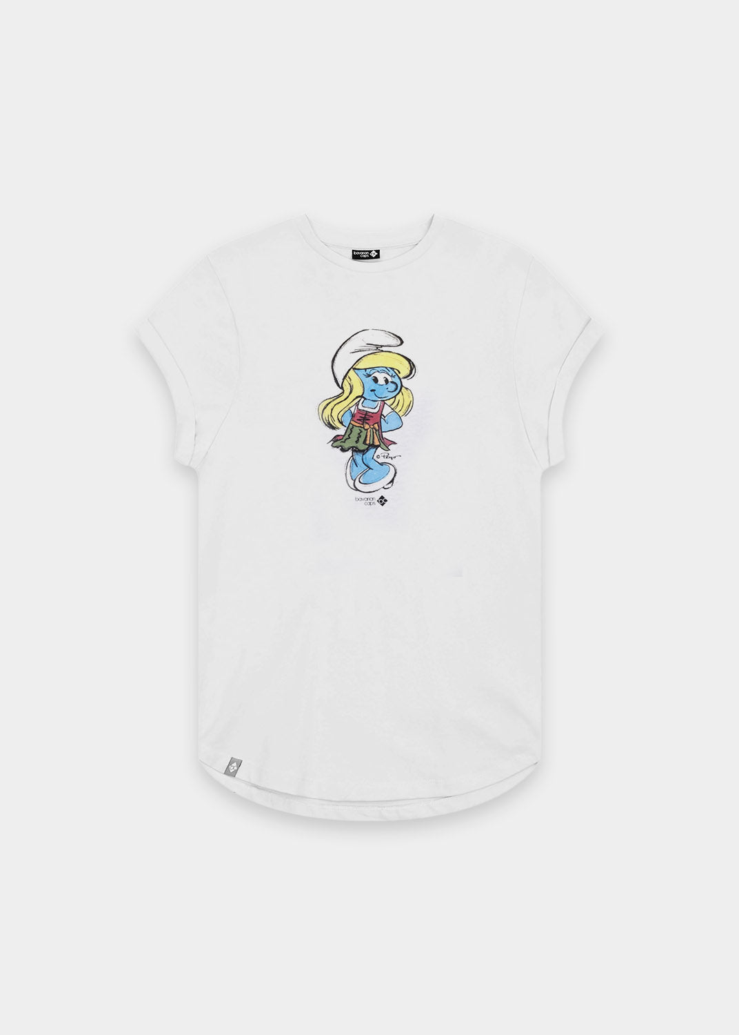 T-Shirt "Schlumpfine" - weiß