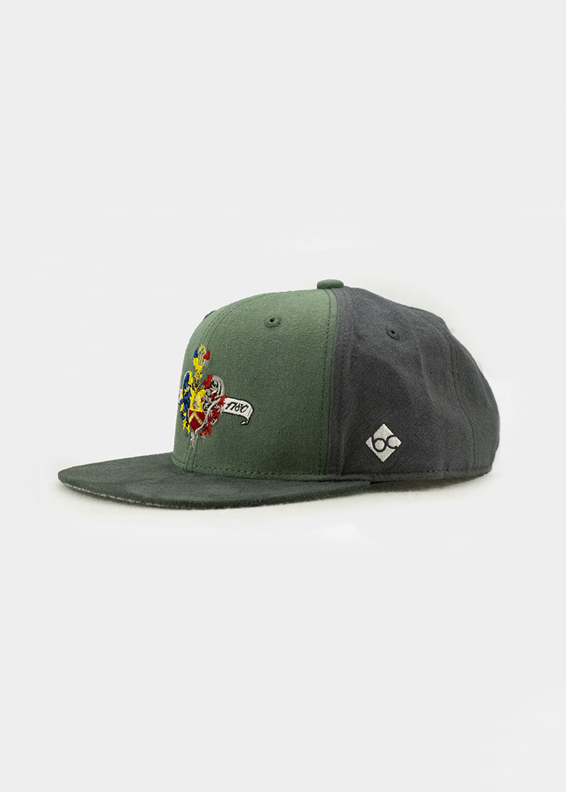 Cap "Schönramer" - grün/grau (Snapback)