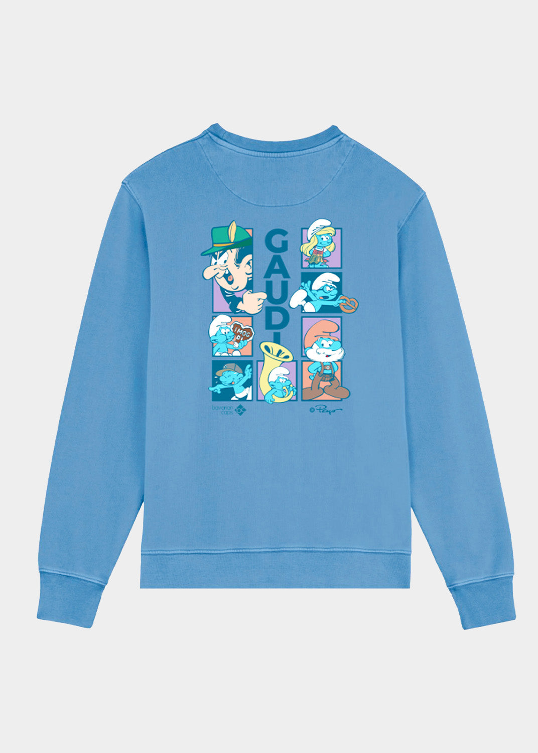 Sweater "Volksfestgaudi" - blaugrau