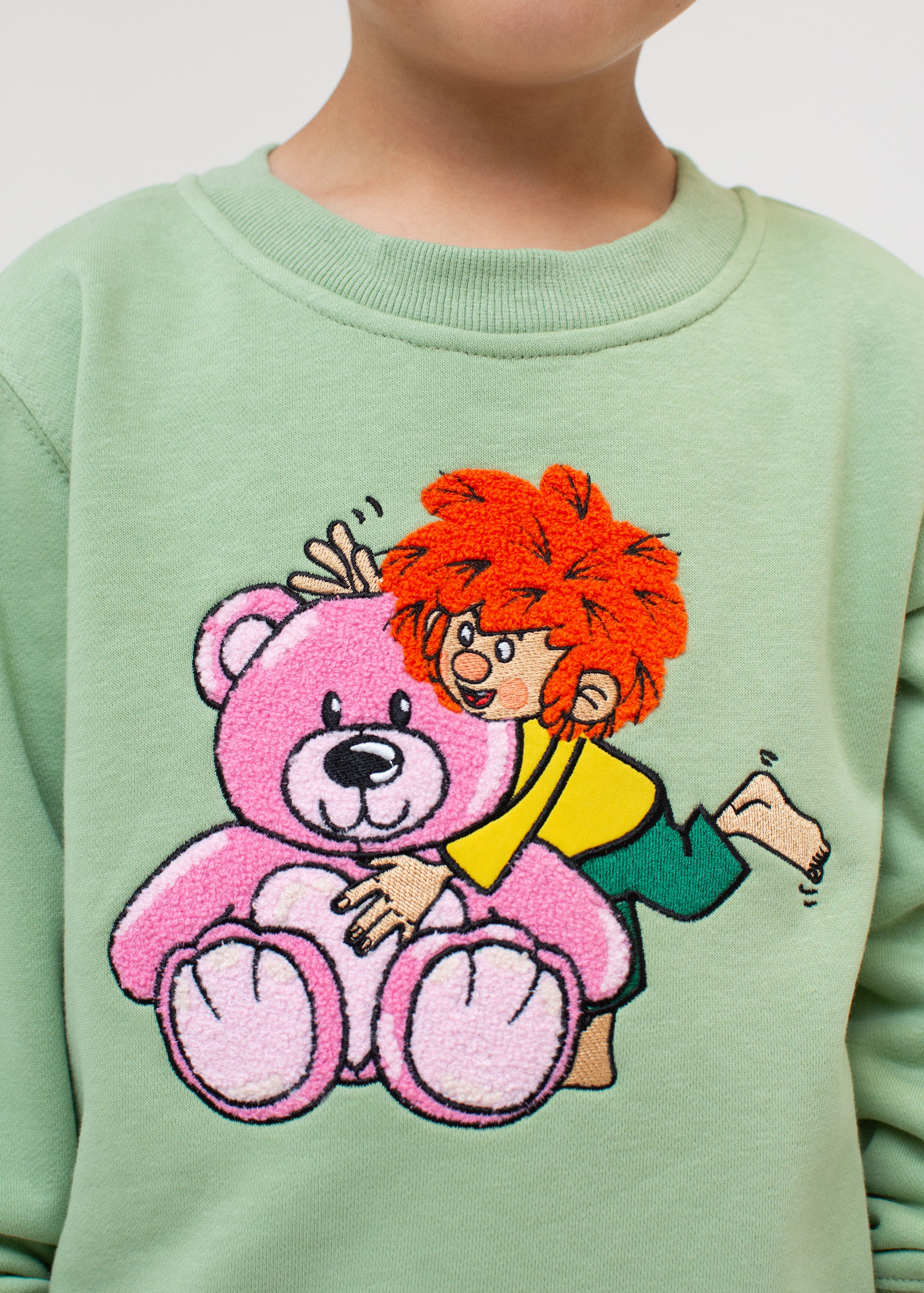Sweater "Pumuckl" - grün (Kinder)