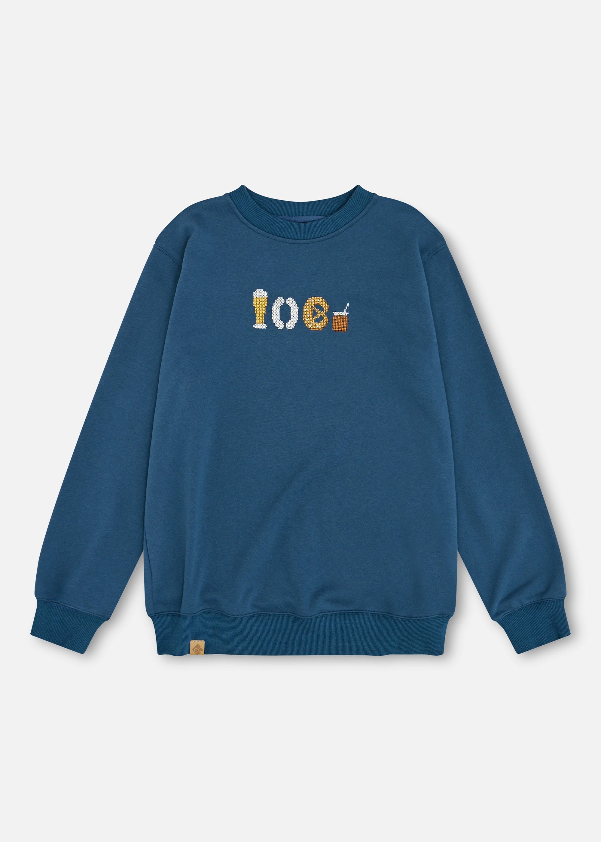 Sweater "Weißwurschtfrühstück" - dunkelblau