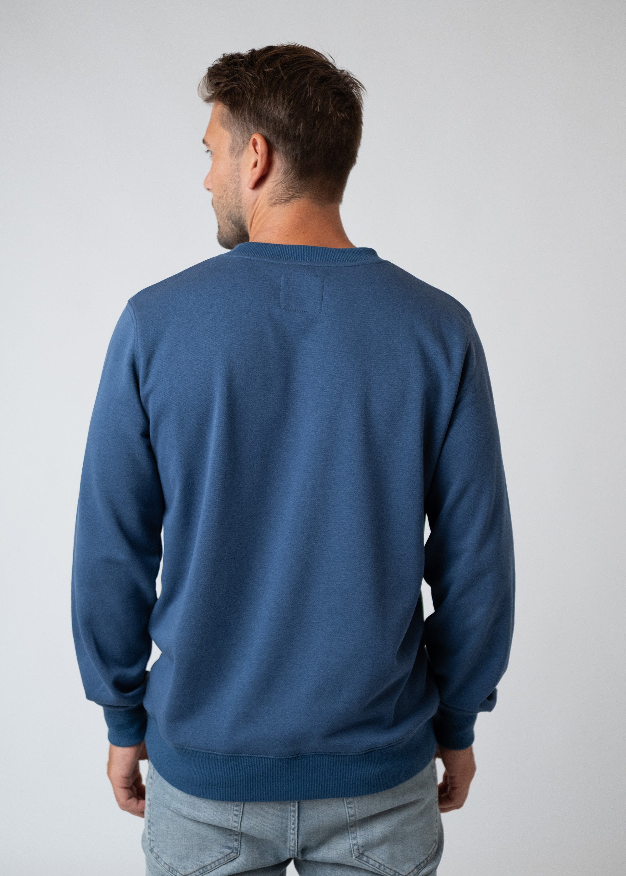 Sweater "Weißwurschtfrühstück" - dunkelblau