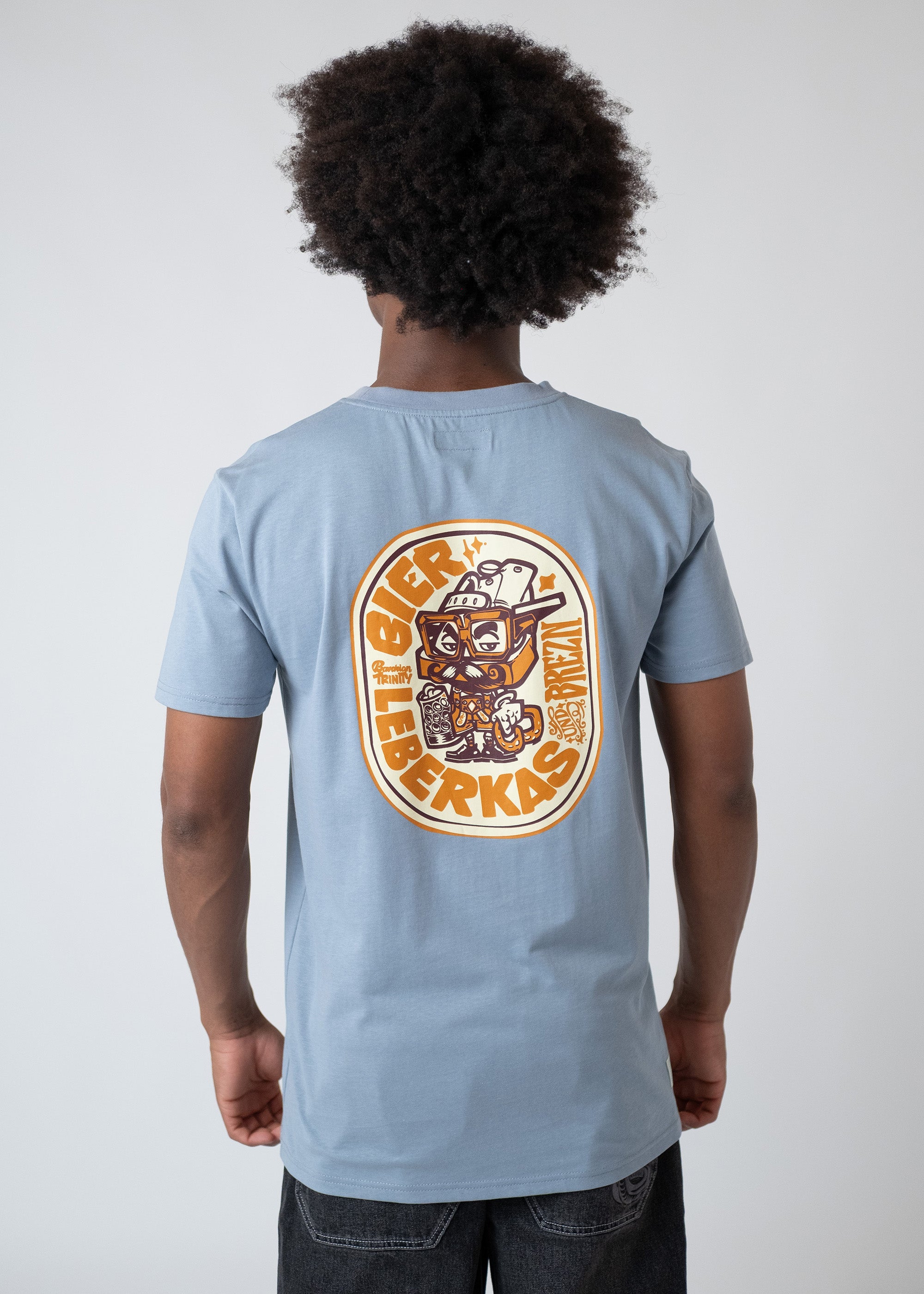 T-Shirt "Bavarian Trinity" - blaugrau