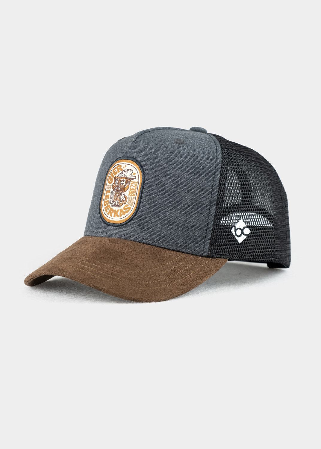 Cap "Bavarian Trinity" - blaugrau (Curved)