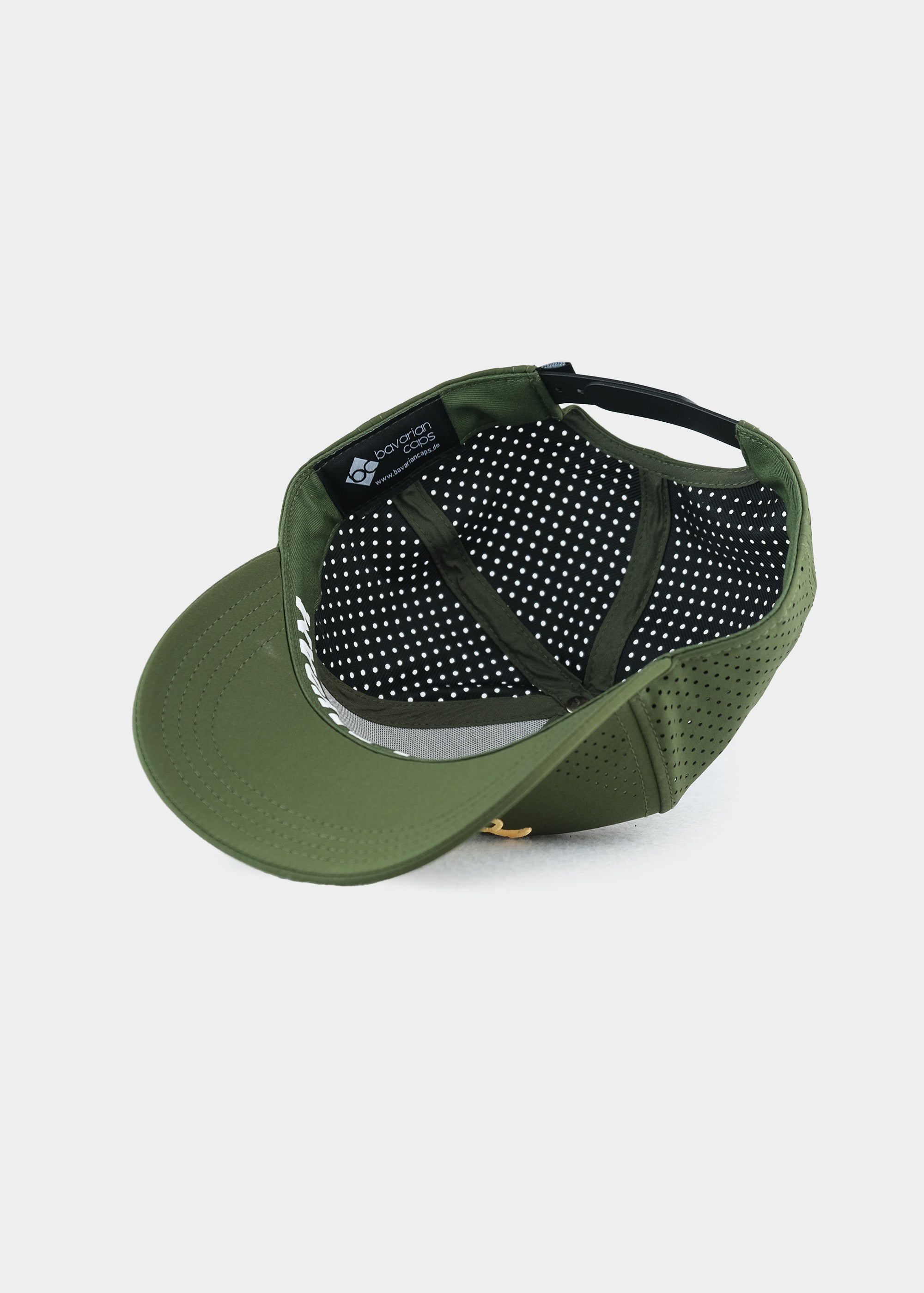 Cap "Brasswiesn" - olive (Halfcurved)