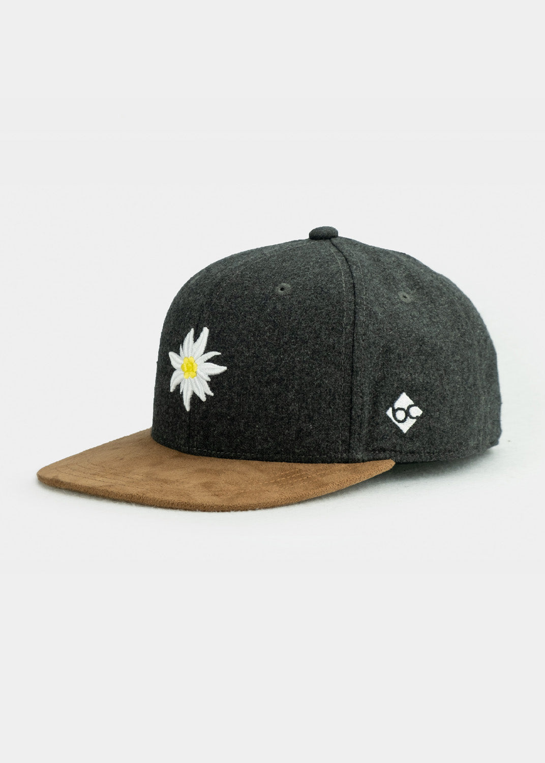 Cap "Edelweiß Klassik" - Wildleder (Snapback)