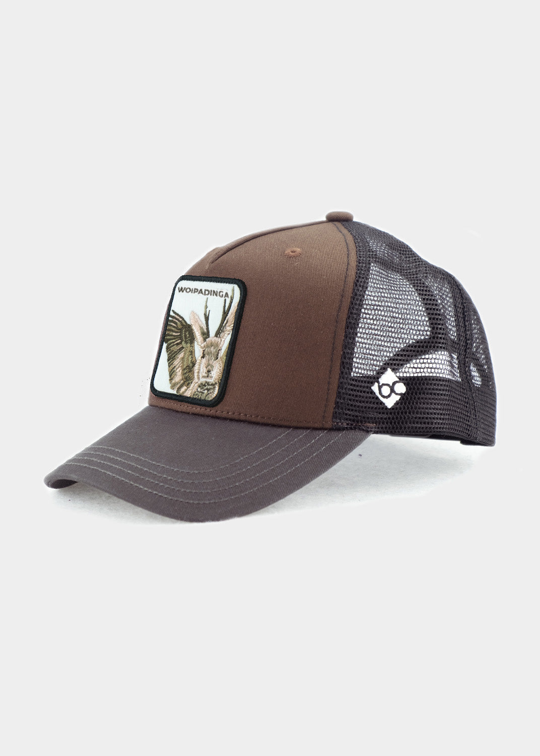 Cap "Woipadinga" - maronibraun (Curved)