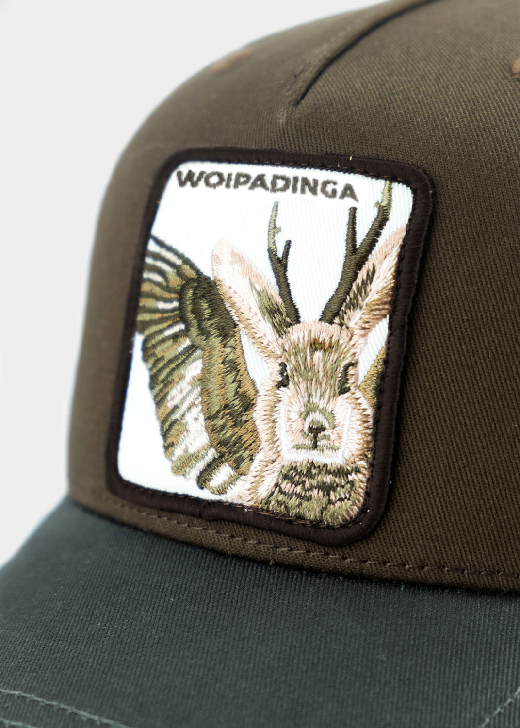 Cap "Woipadinga" - maronibraun (Curved)