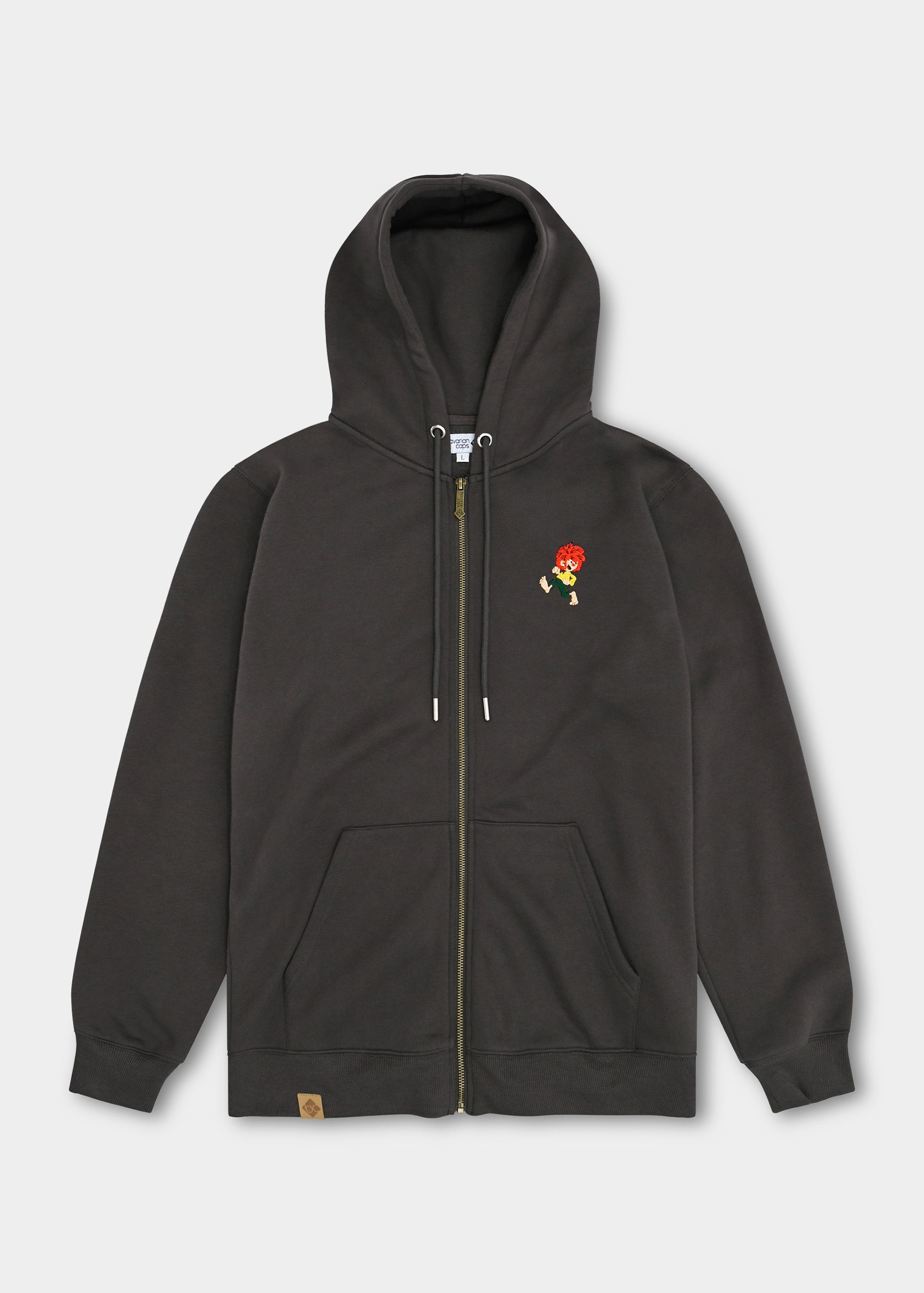 Zipper "Grantig by nature" - dunkelgrau